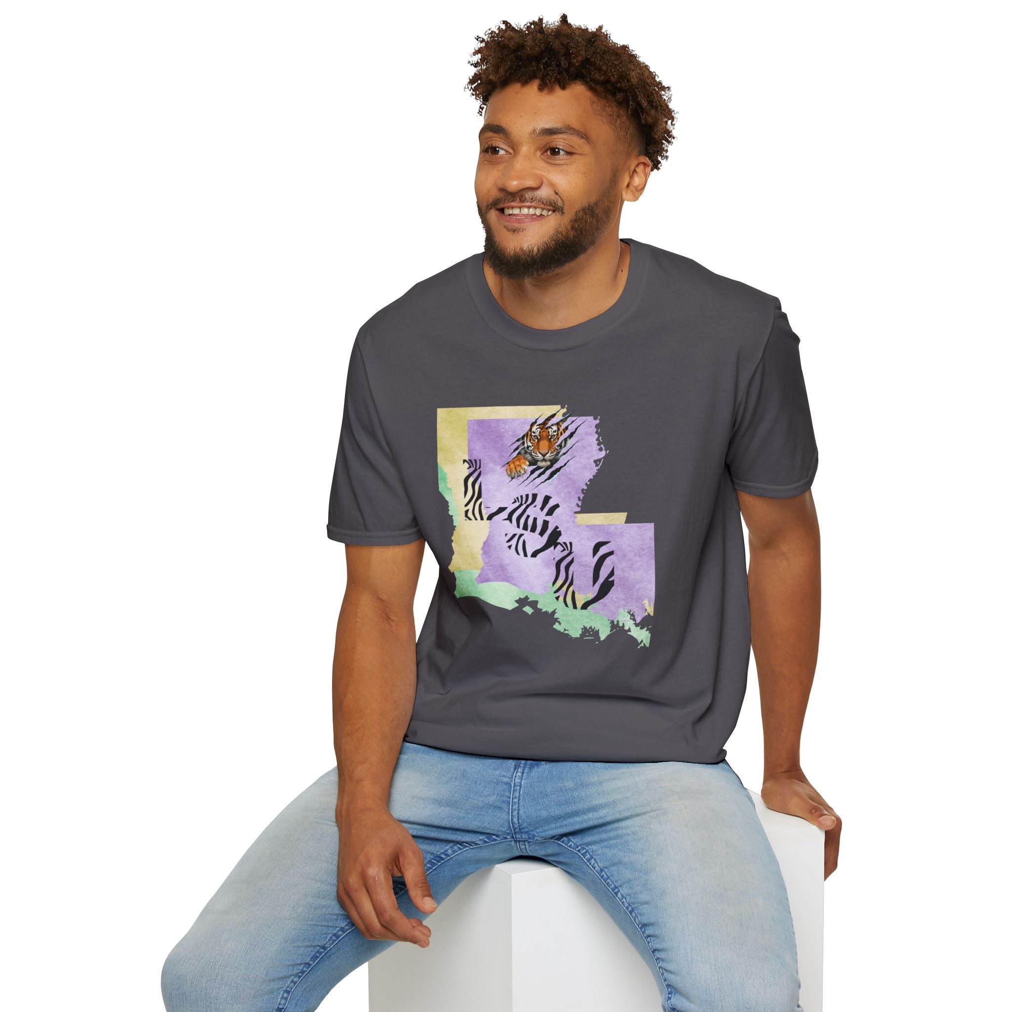 Mens Soft and Relaxed T Shirt - LSU Tigers