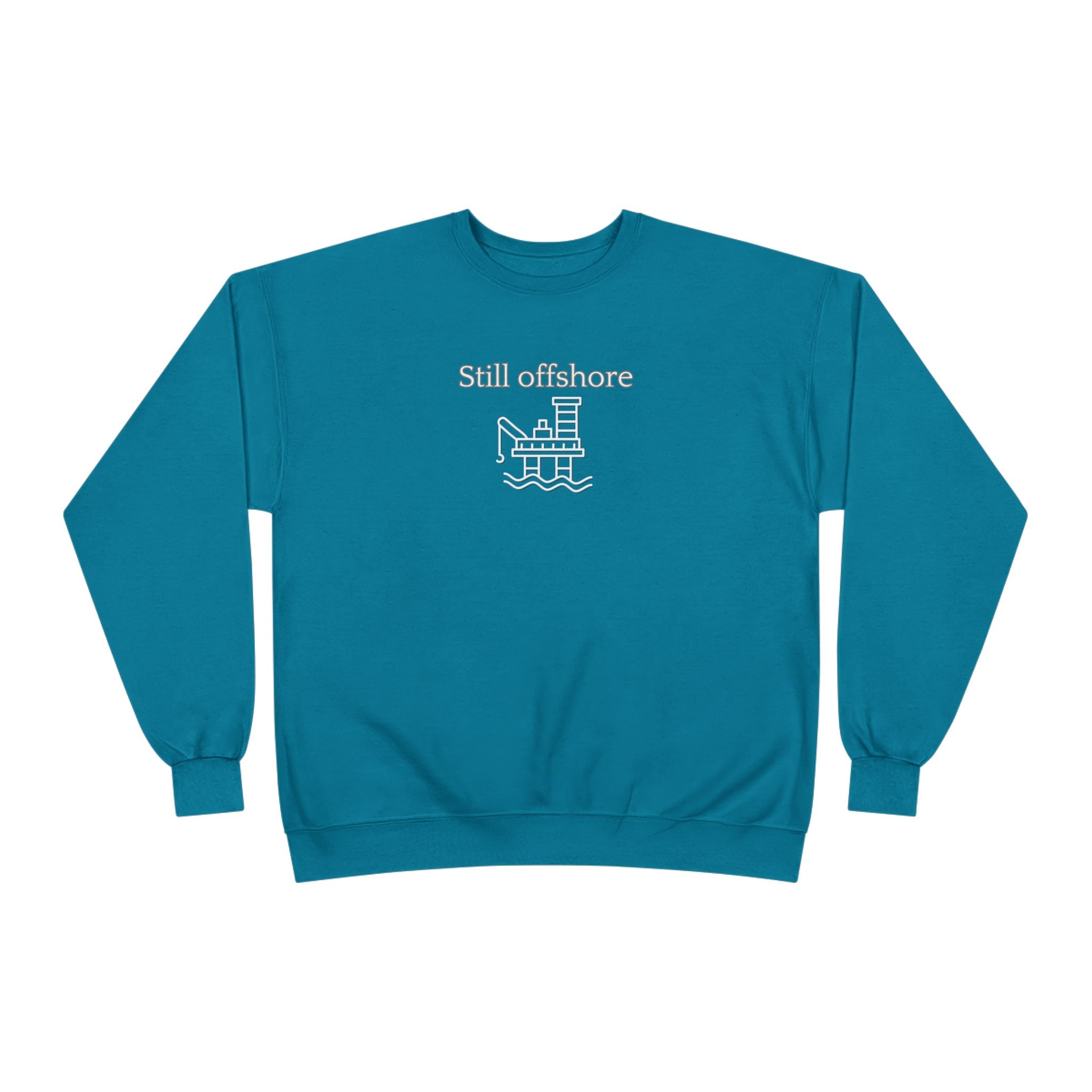 Relaxed Soft Ladies Sweatshirt - He's Offshore - oilfield