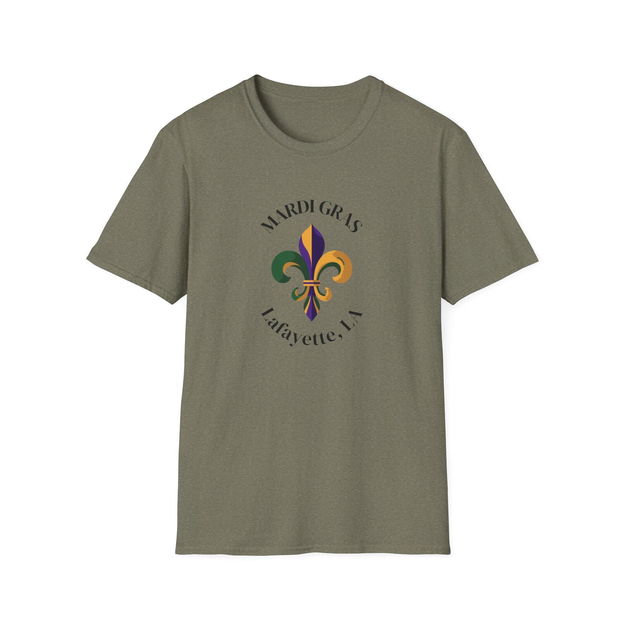 Relaxed Tee Men and Women  Mardi Gras Lafayette La