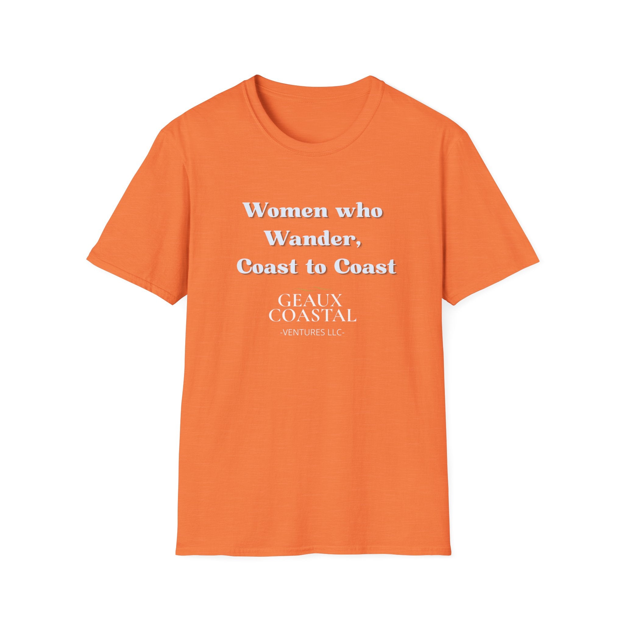Women Soft Relaxed Tee - Women who wander coast to coast