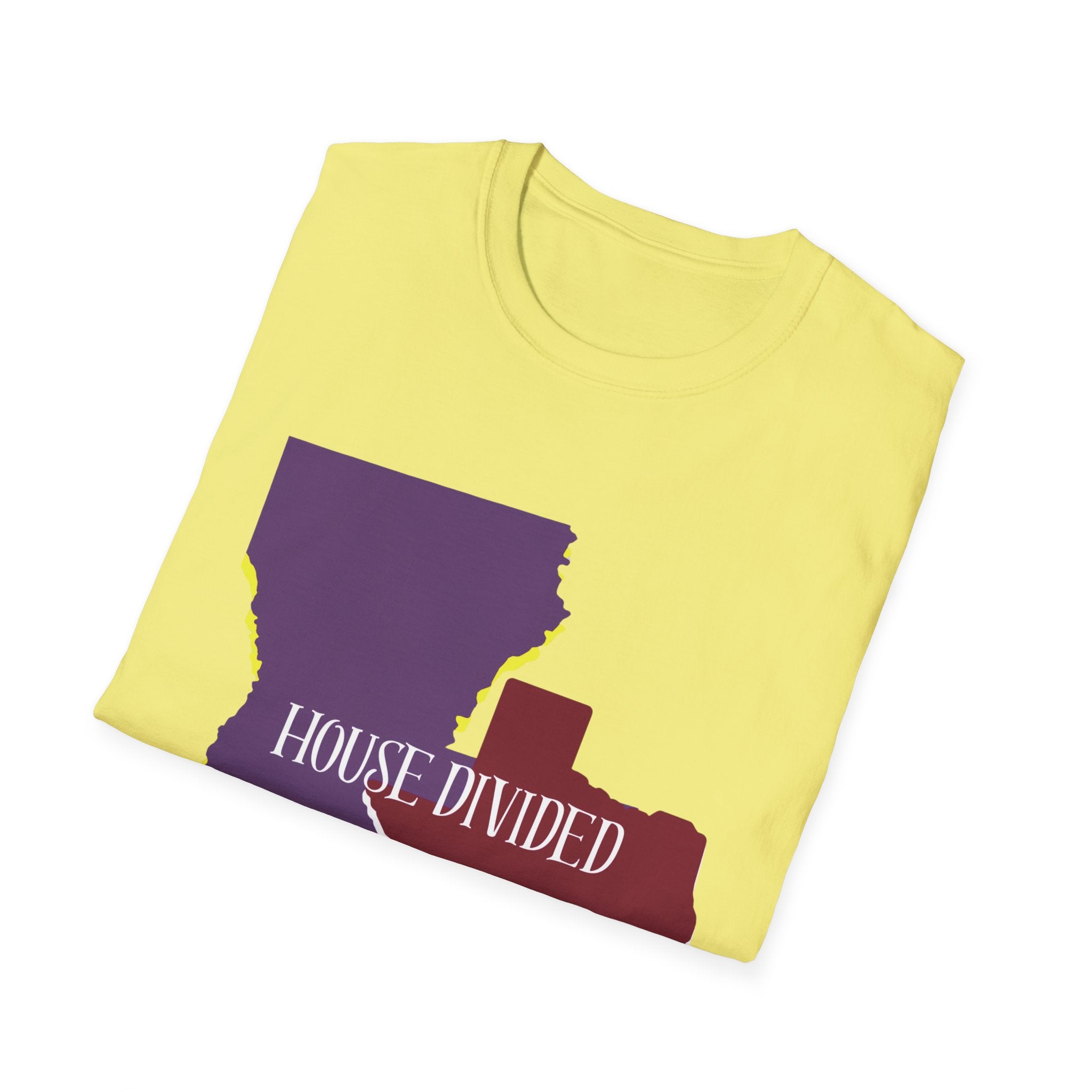 Soft Tee "House Divided"  Men & Women "LSU" "Aggies"