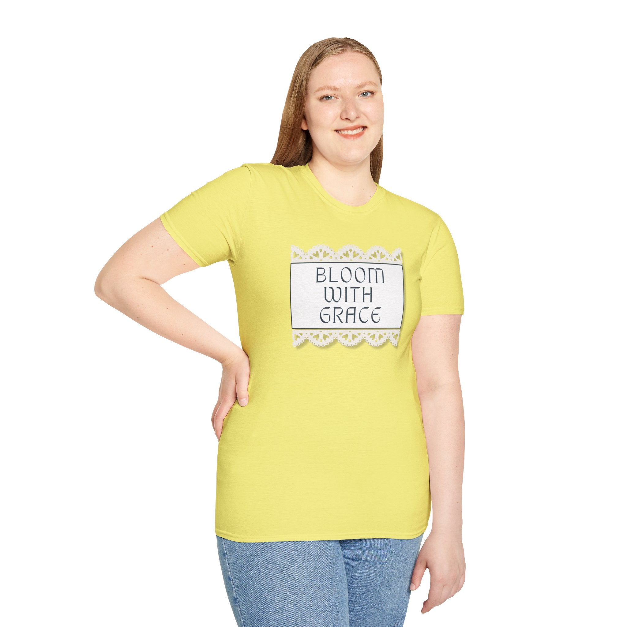 Women's Soft Relaxed Tee -  Bloom with Grace