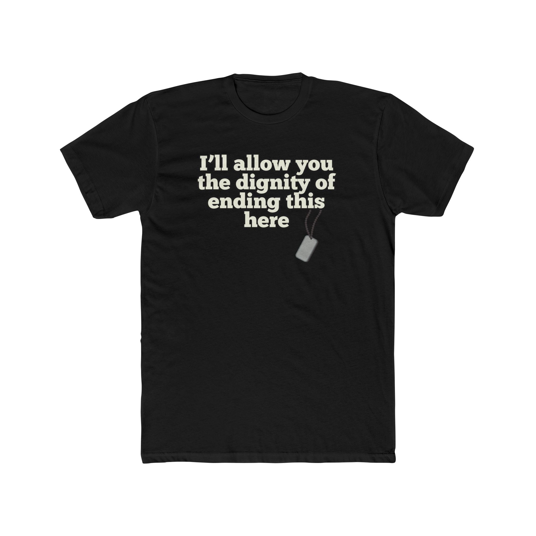 Men's Soft Cotton Crew Tee - End it Here