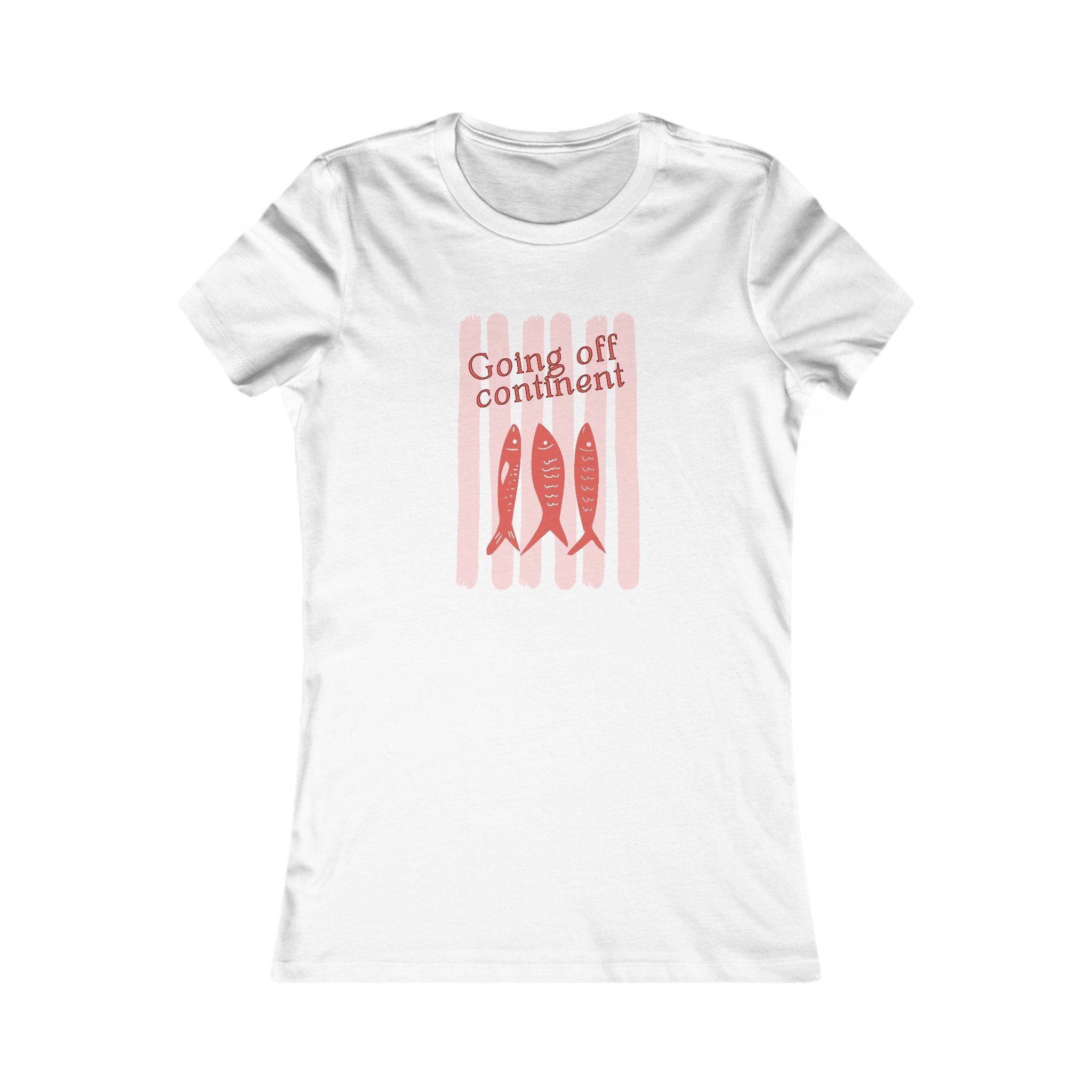"Off Continent" Women's Fitted Travel T-shirt