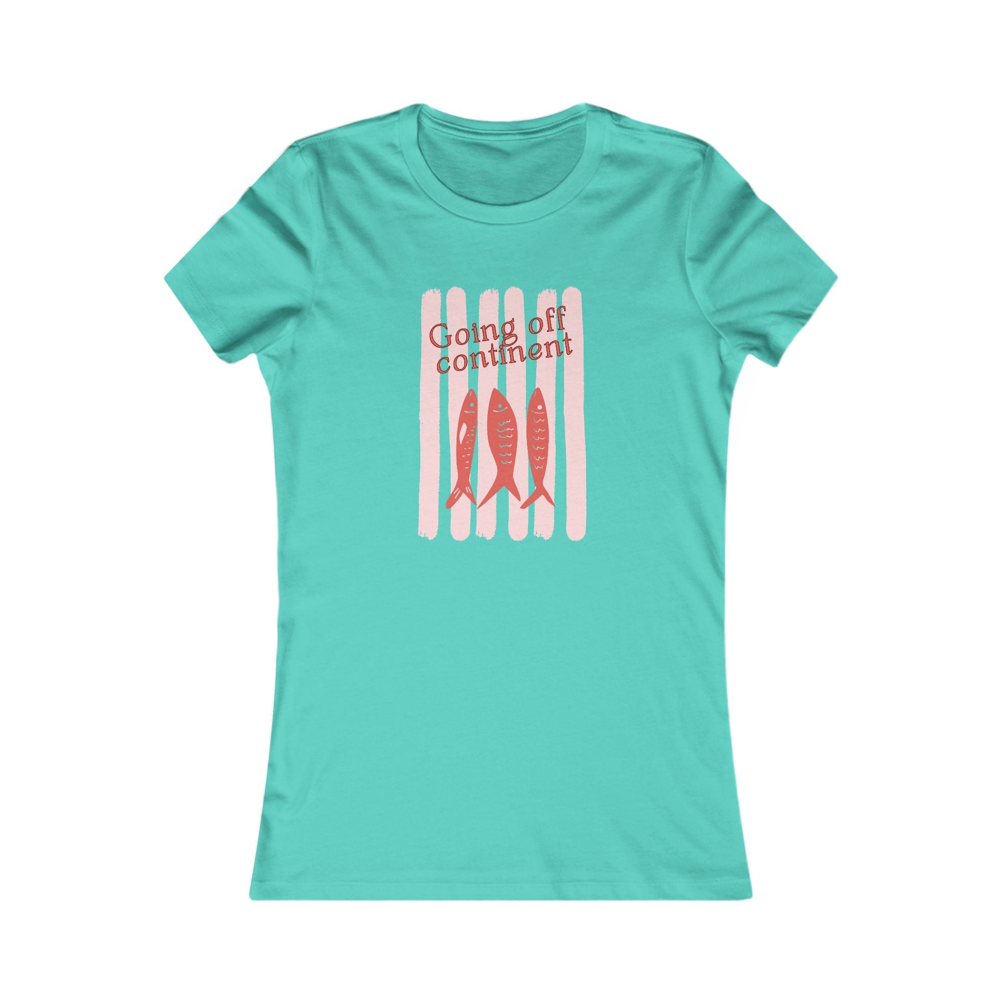 "Off Continent" Women's Fitted Travel T-shirt