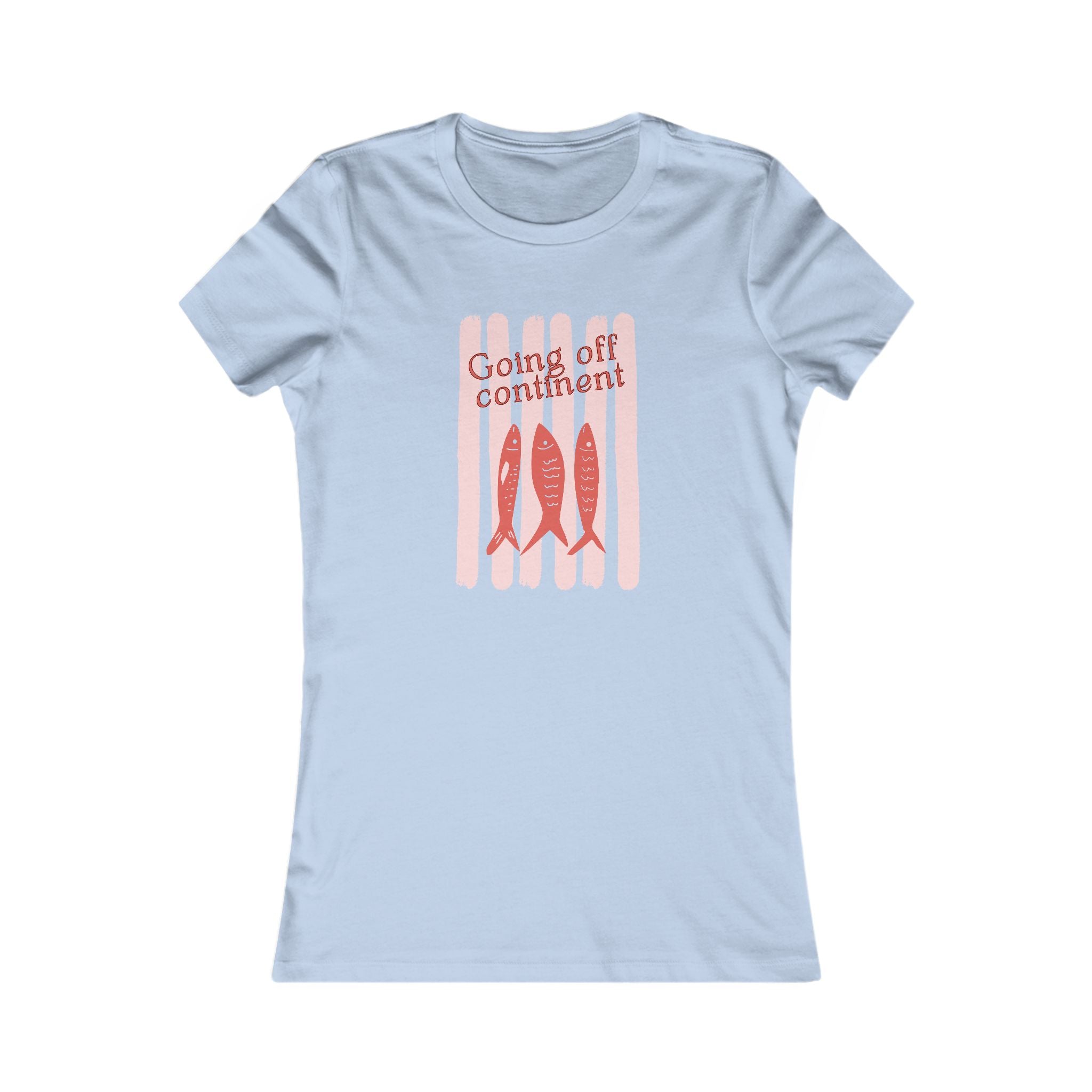 "Off Continent" Women's Fitted Travel T-shirt