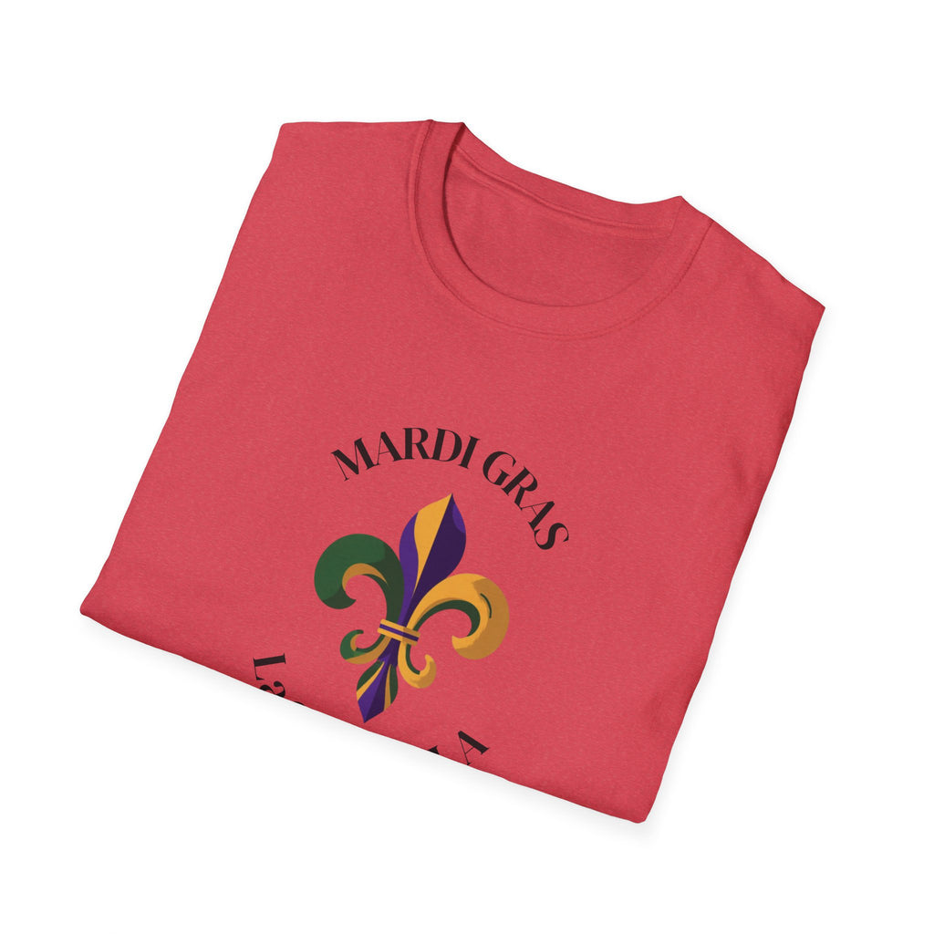 Relaxed Tee Men and Women  Mardi Gras Lafayette La