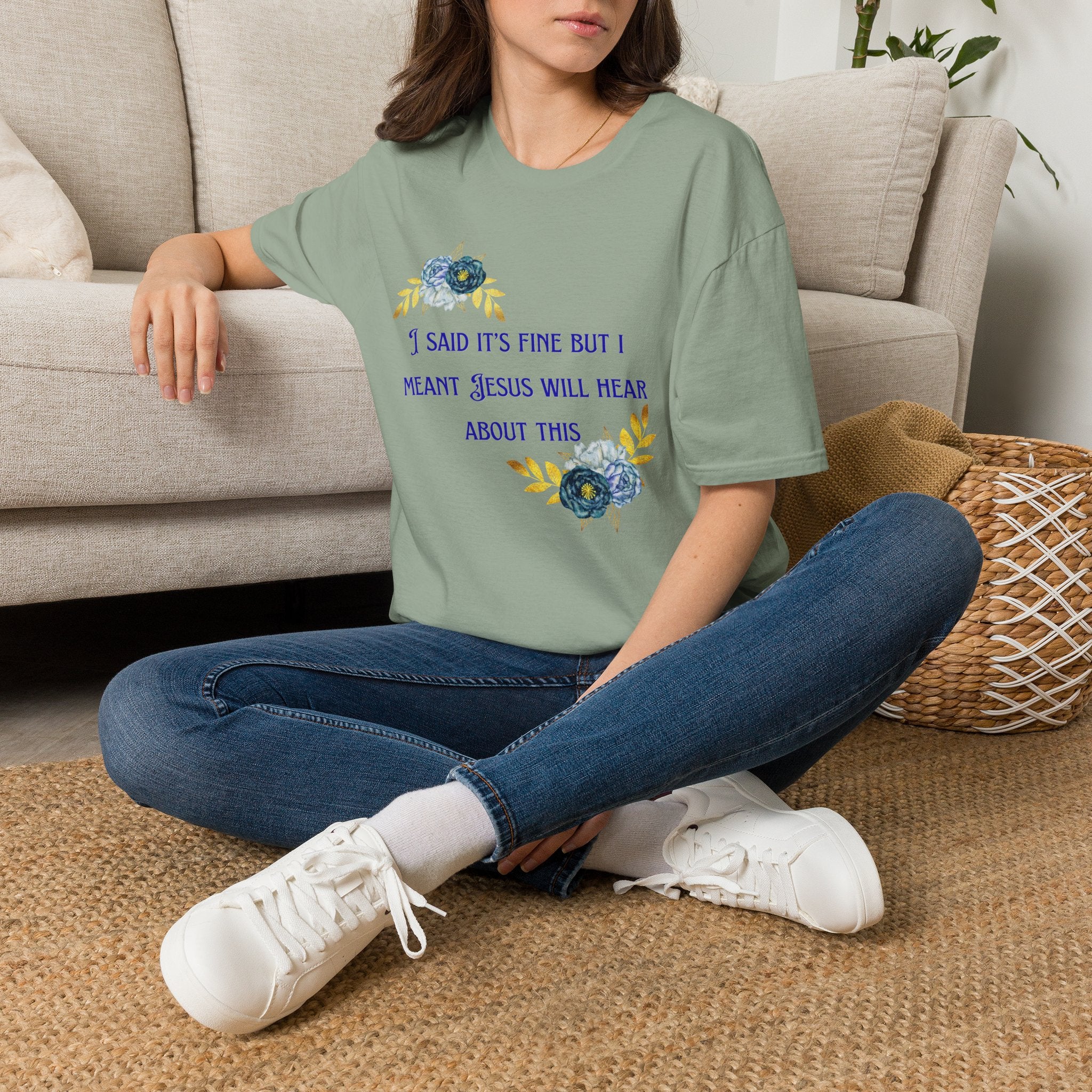 Ladies Super Soft T Shirt - Jesus will hear about this. Relaxed fit