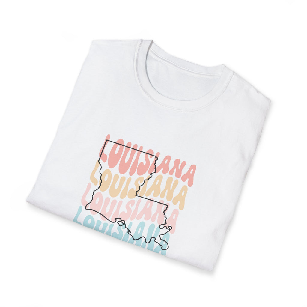 Womens Soft Relaxed Tee - Louisiana