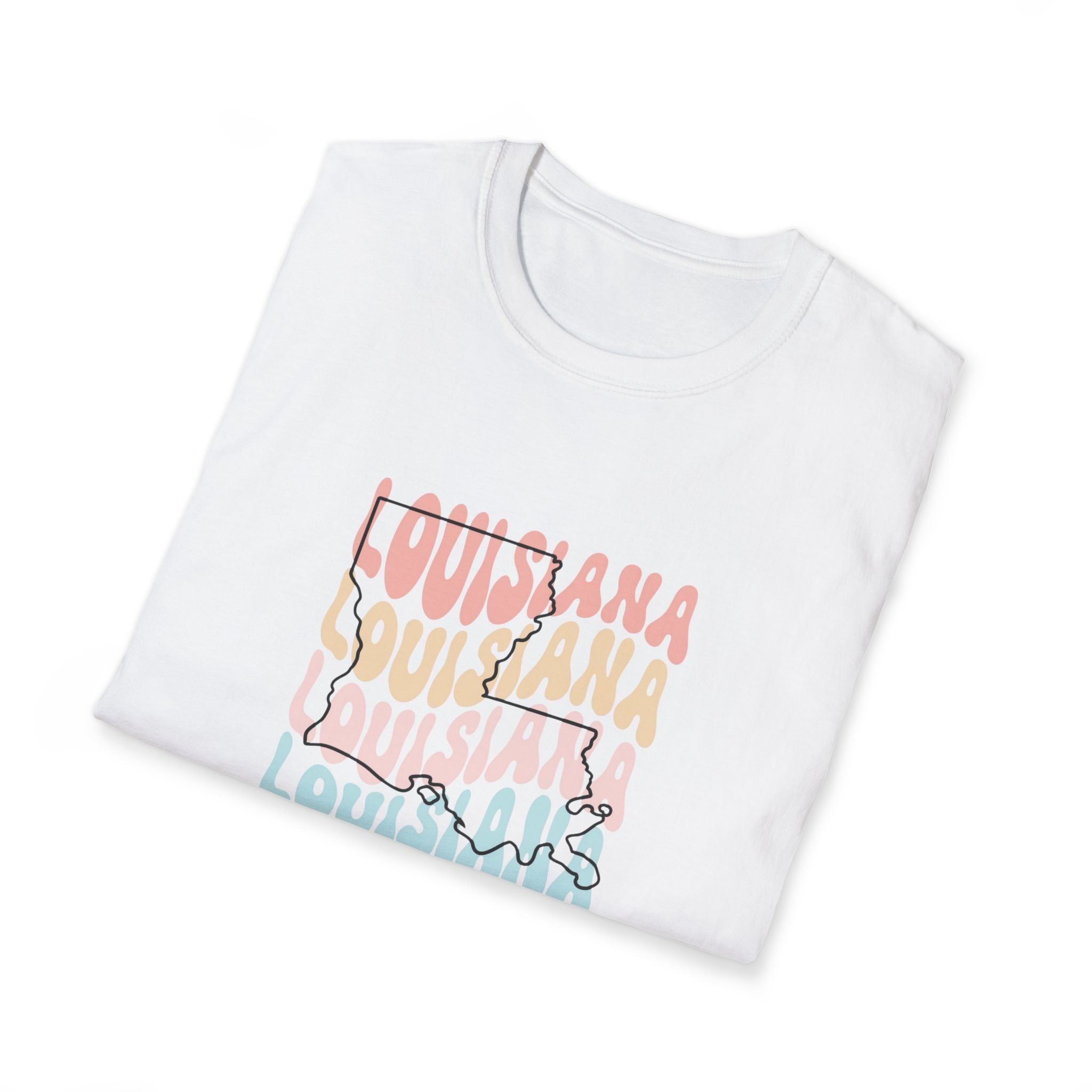 Womens Soft Relaxed Tee - Louisiana