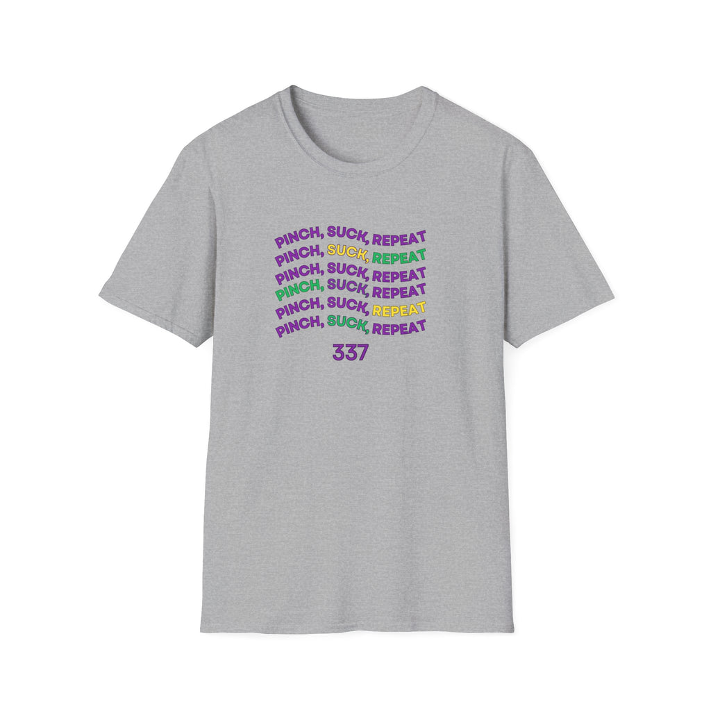 Soft Tee - (Men & Women) - "Mardi Gras"  '337'