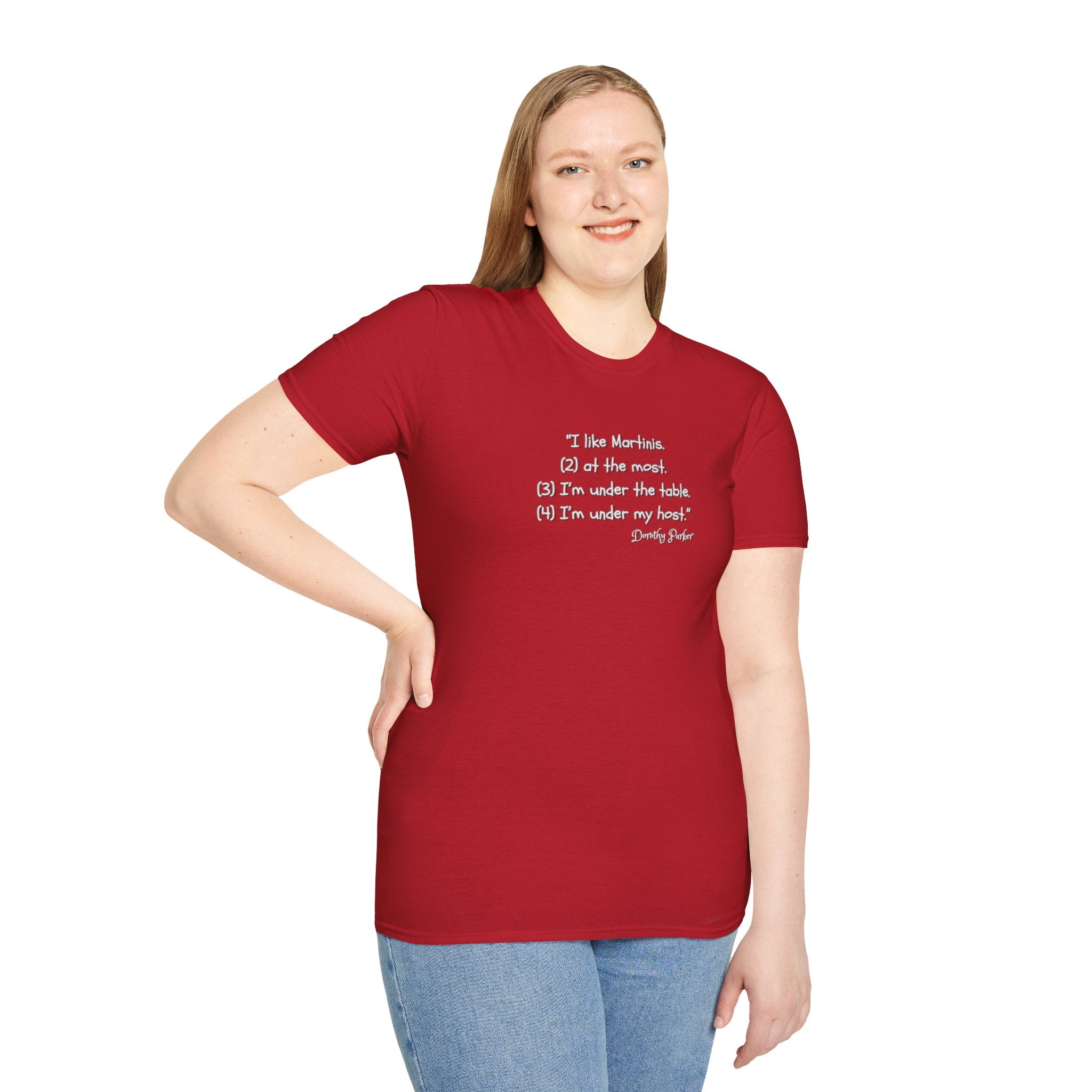Women's Soft Relaxed Tee - Martinis