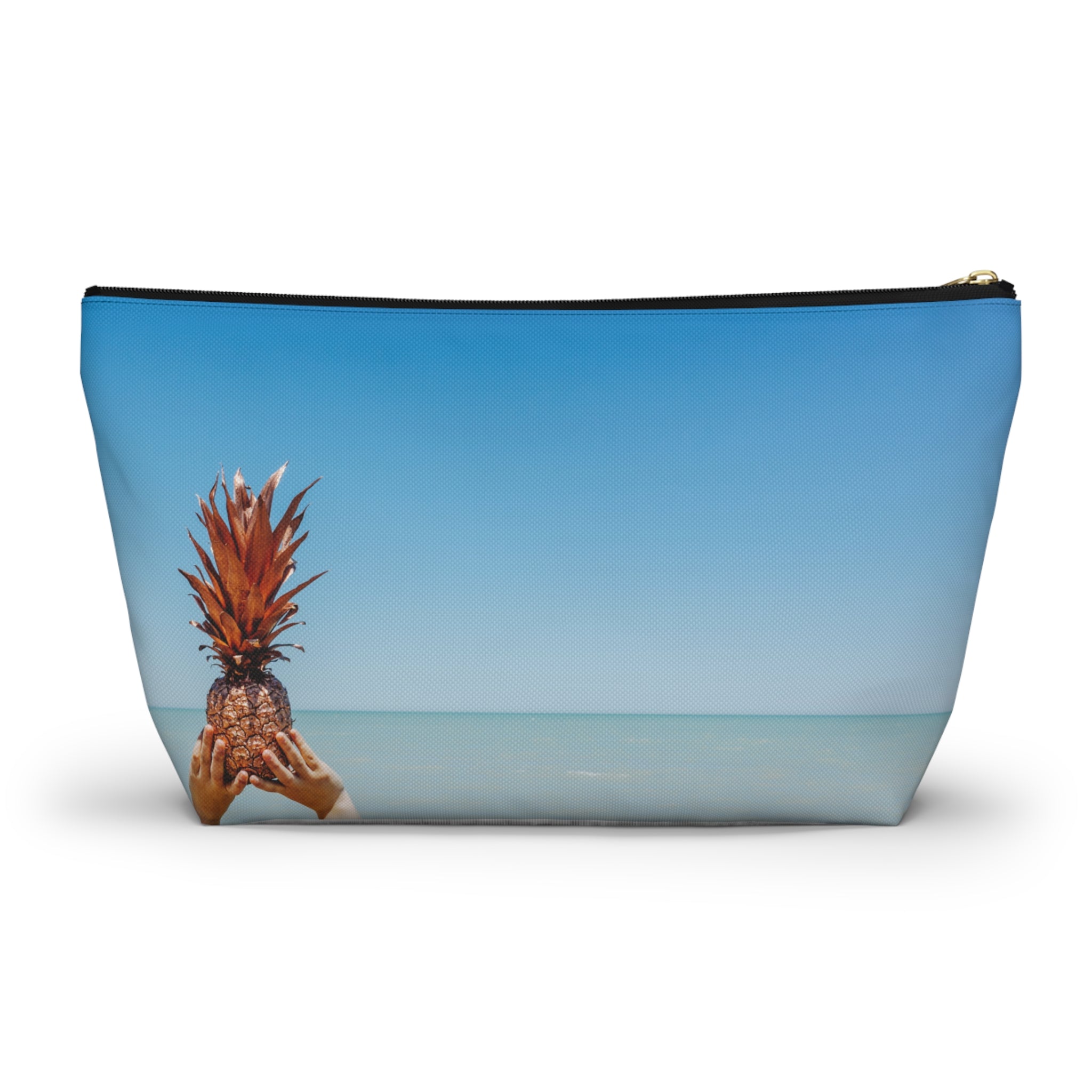Accessory Pouch w T-bottom - Pineapple