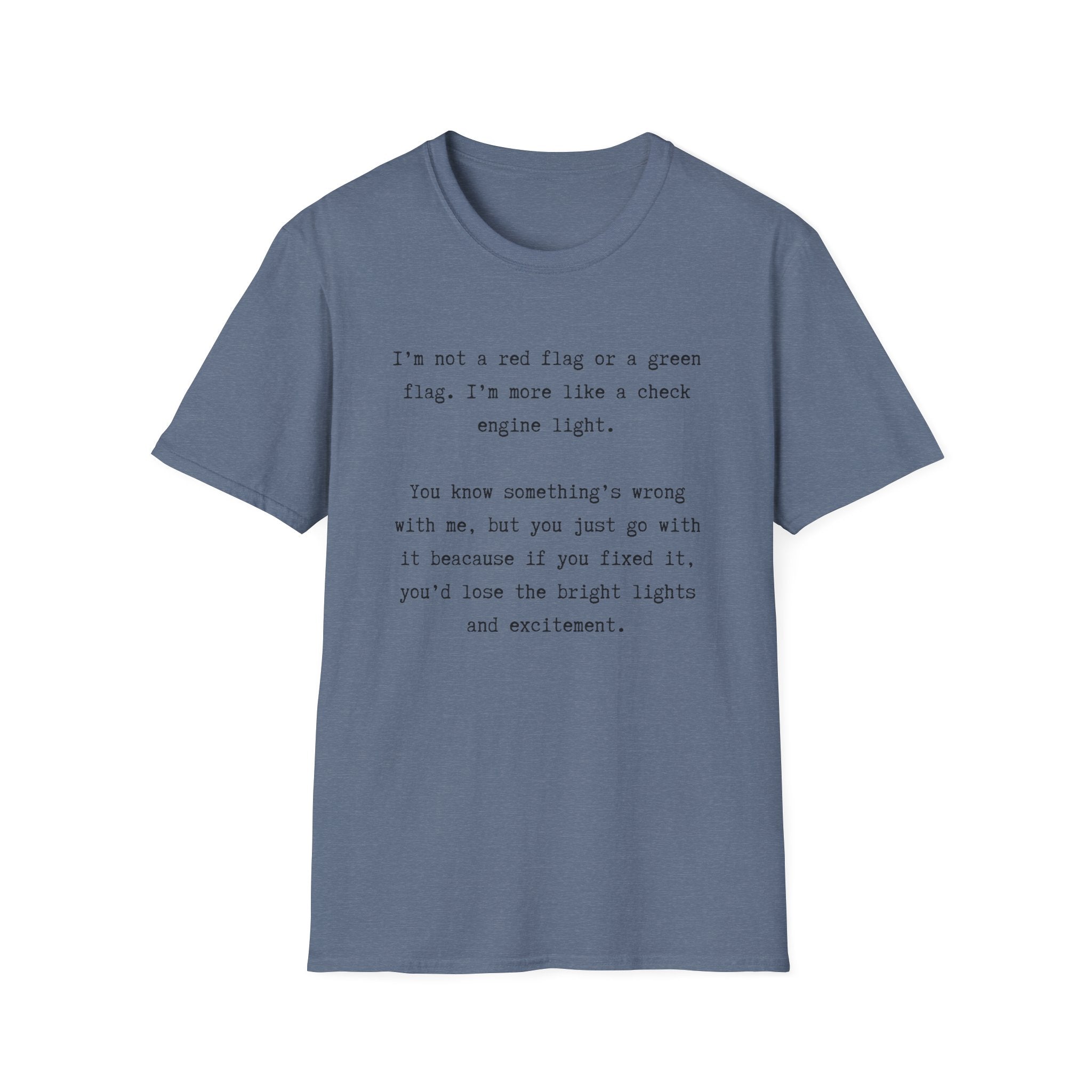 Men and Women Soft Relaxed T Shirts - Green light