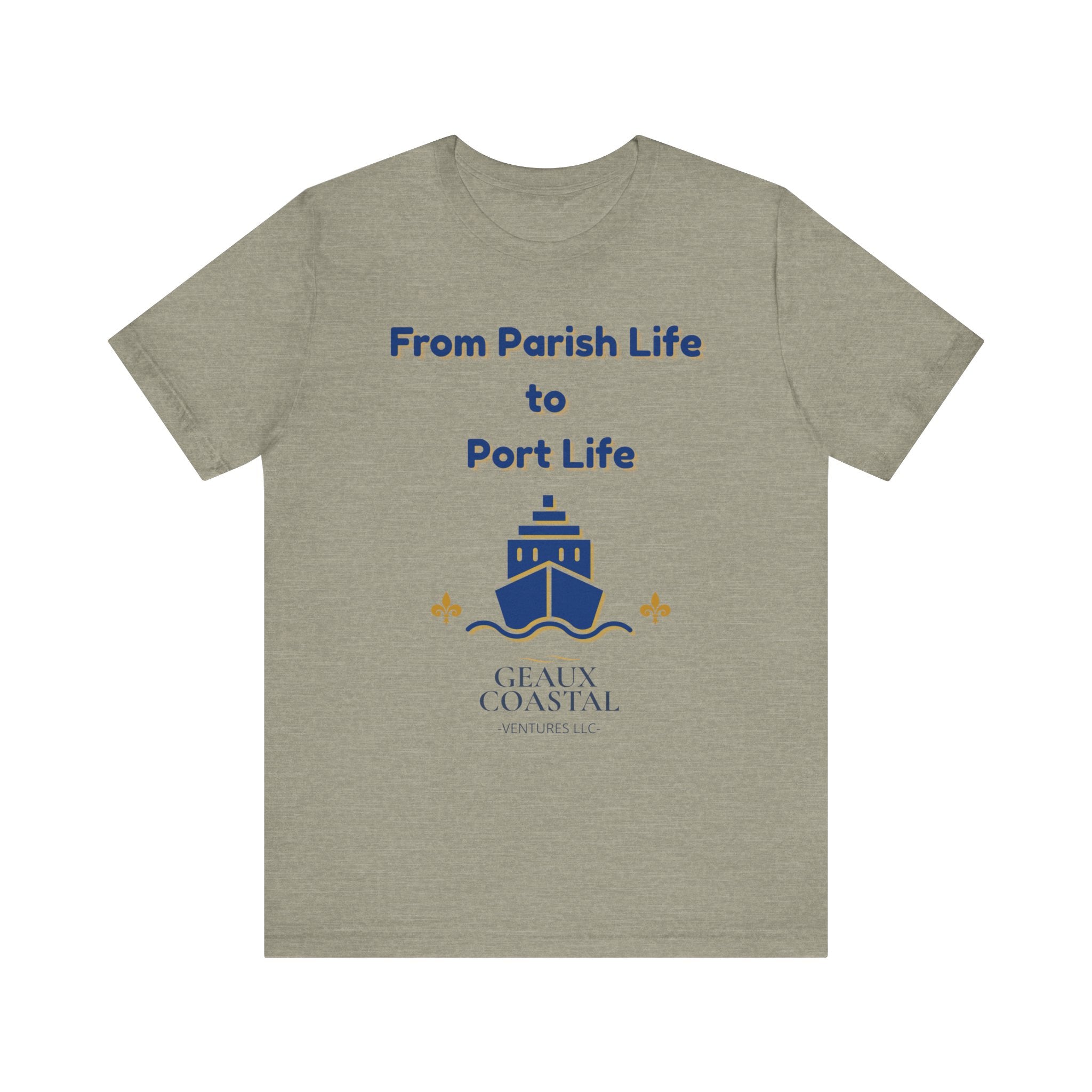 Men or Women Relaxed T Shirt - Parish and Port Cruise T Shirt