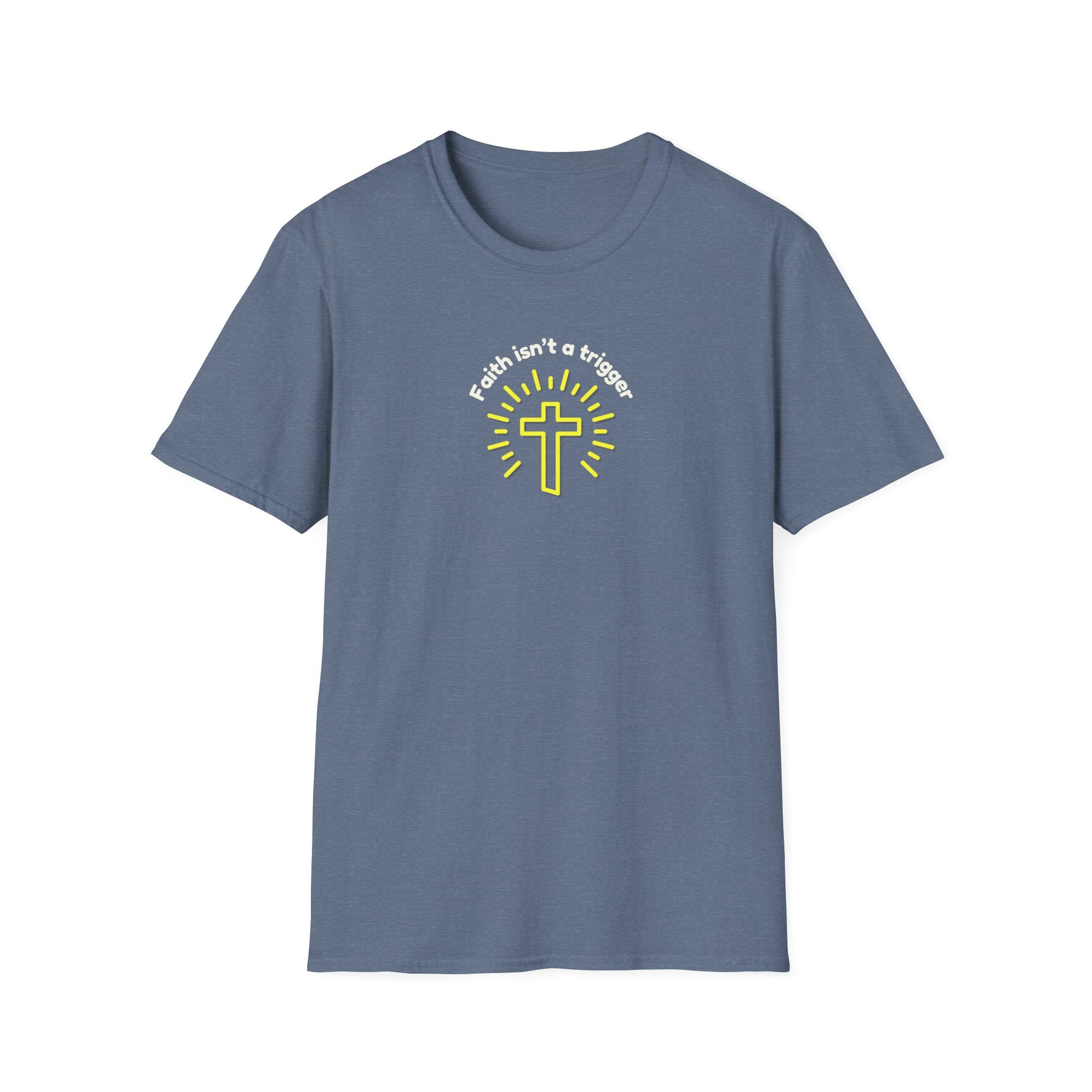 Men's Soft Relaxed tee - Faith isn't a trigger