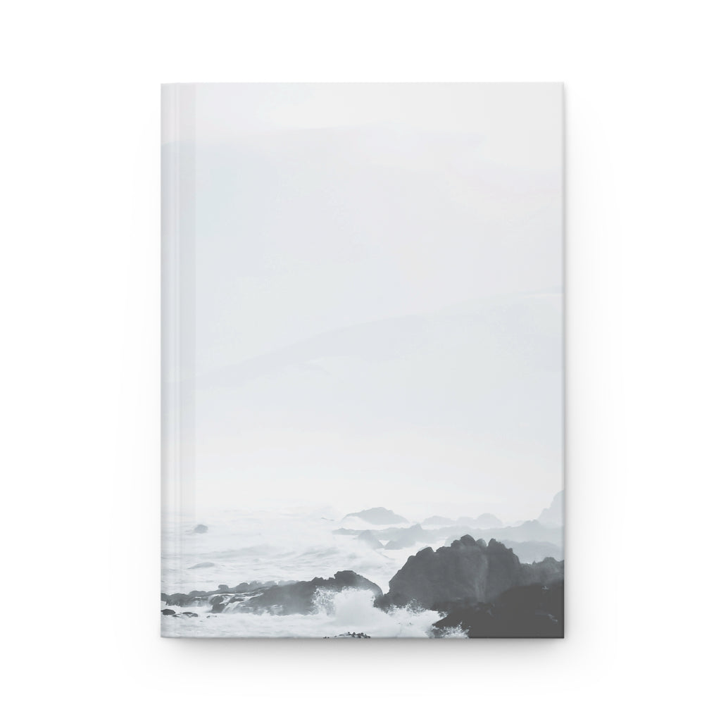 Hardcover Journal Matte - Reflection  Black and white