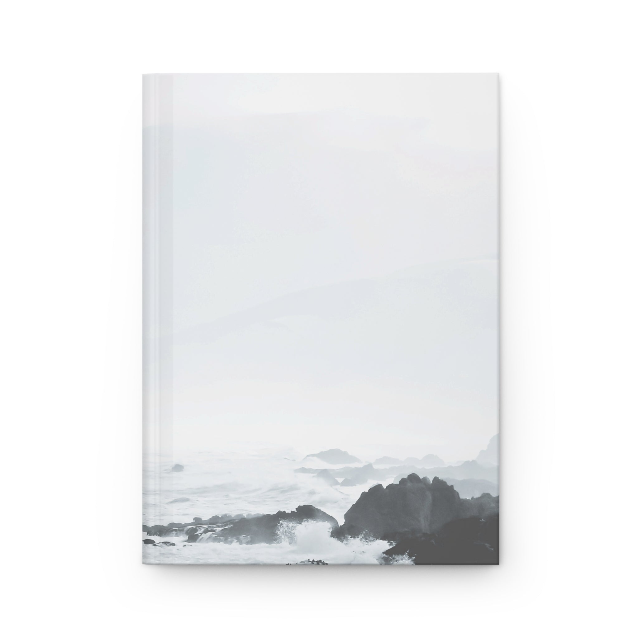 Hardcover Journal Matte - Reflection  Black and white