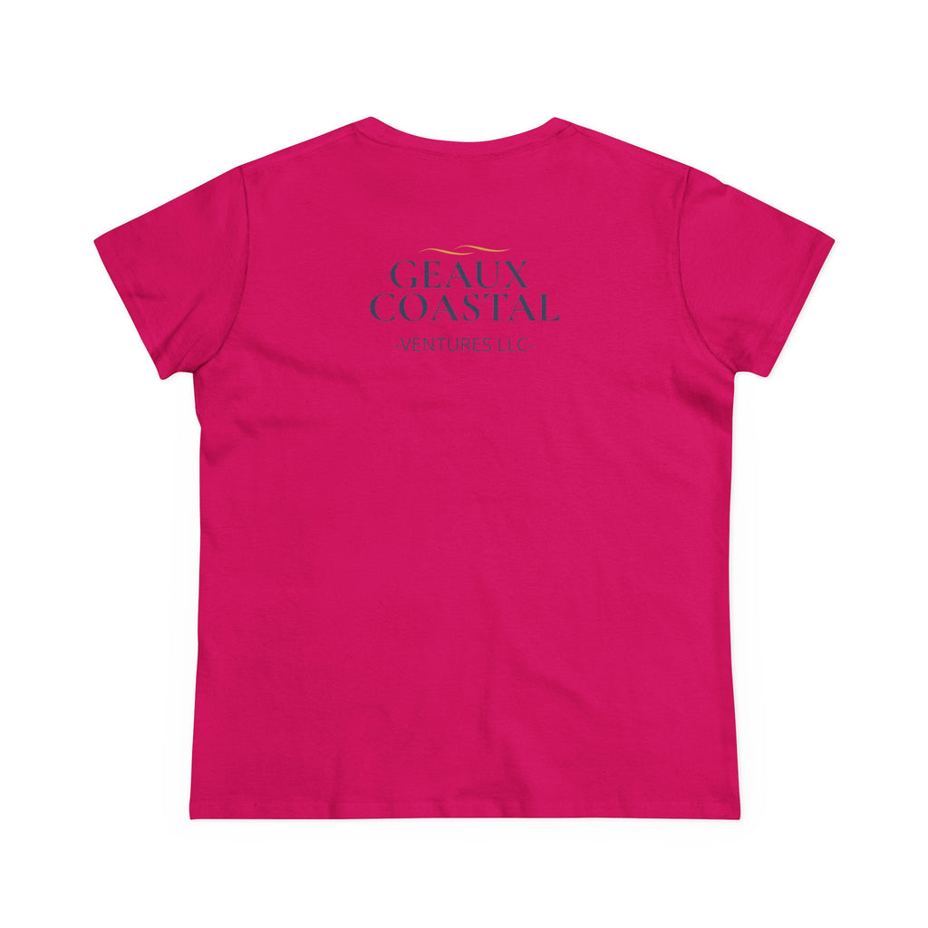 Women's Midweight Cotton Tee - Soft - Menopause Good luck 100% cotton (size up)