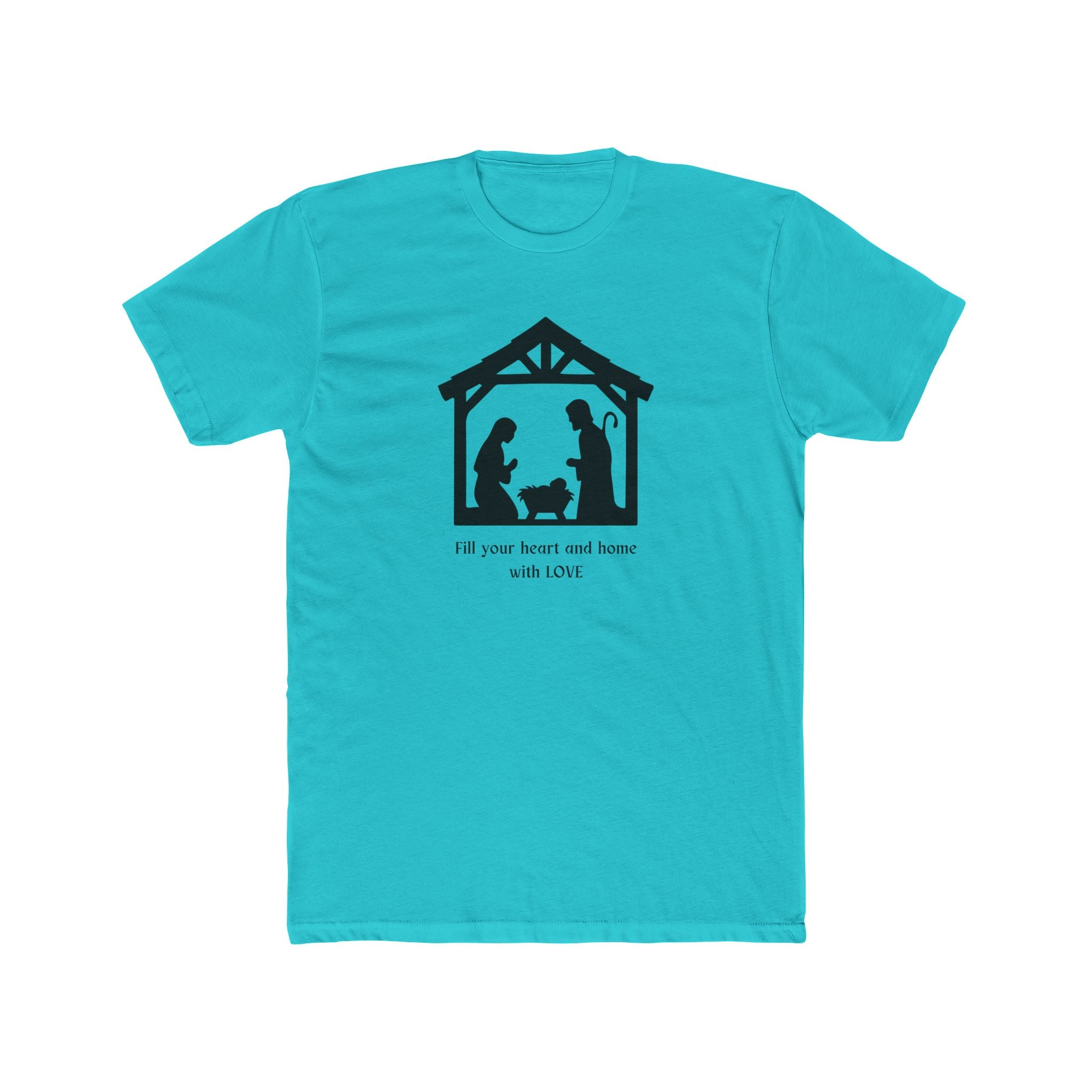 Men & Women Relaxed Tee Soft - Manger  Home and Heart