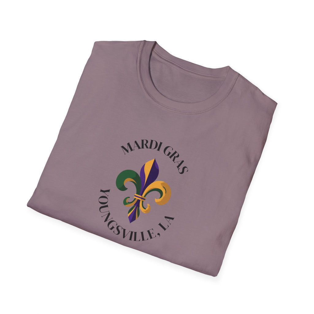 Relaxed Soft T Shirt-  Men and Woman Mardi Gras Youngsville La