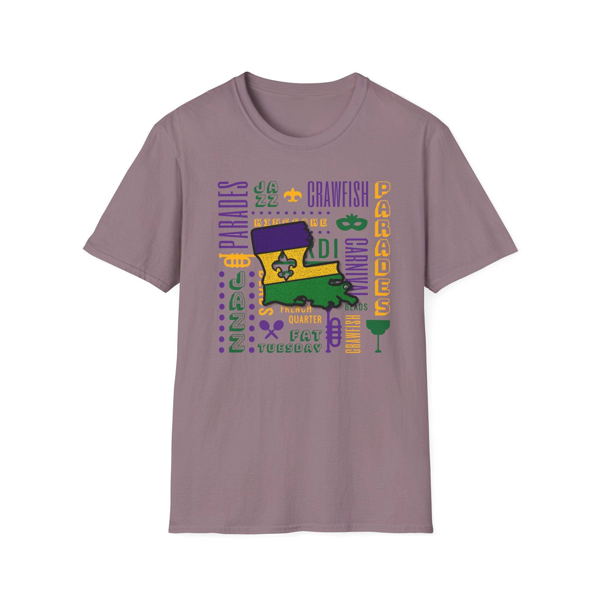 Relaxed Soft T Shirt - Men and Women - louisiana