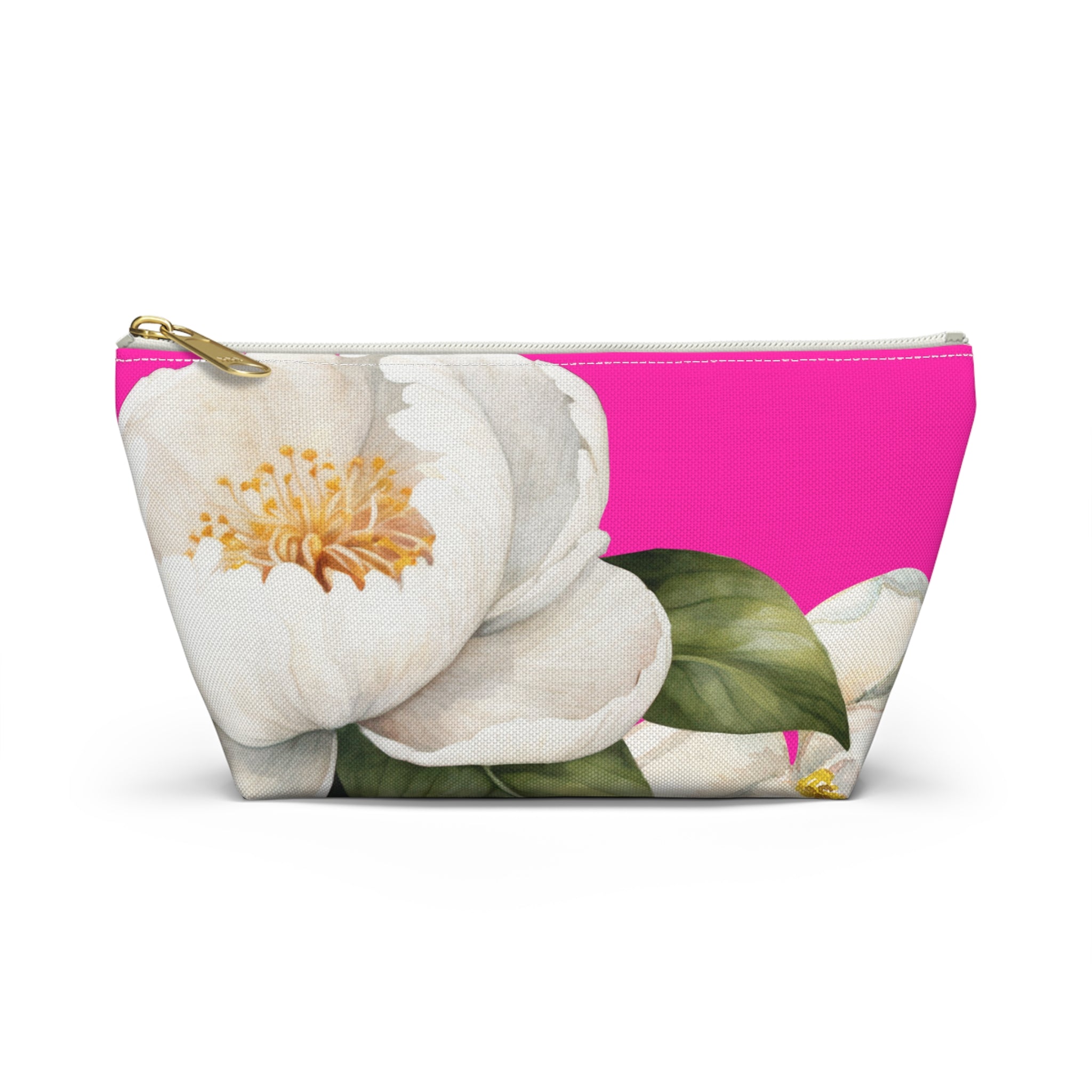 Accessory Pouch w T-bottom - Pink Magnolia