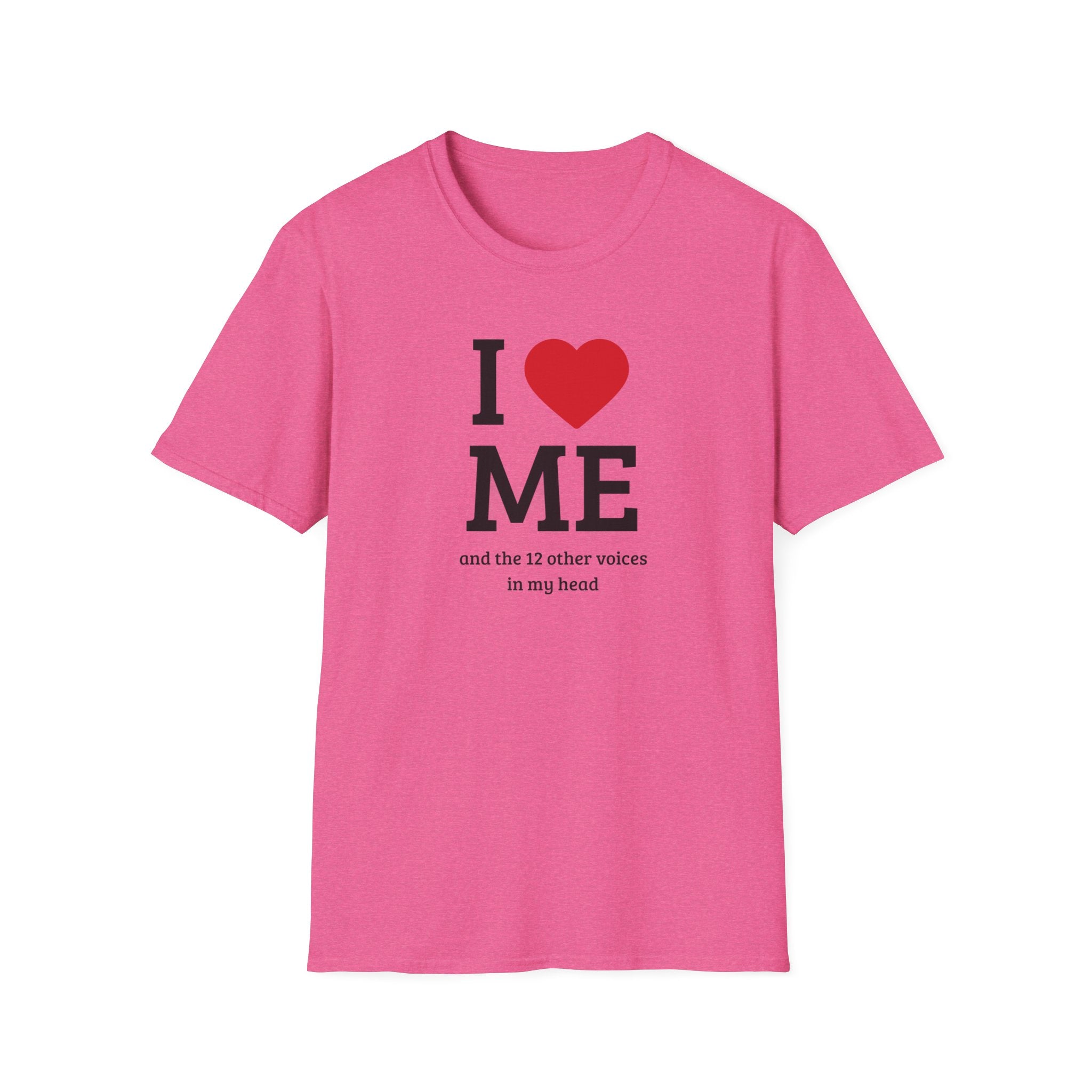 Soft Flexible Tee - Men and Women - I love me and the 12 other voices