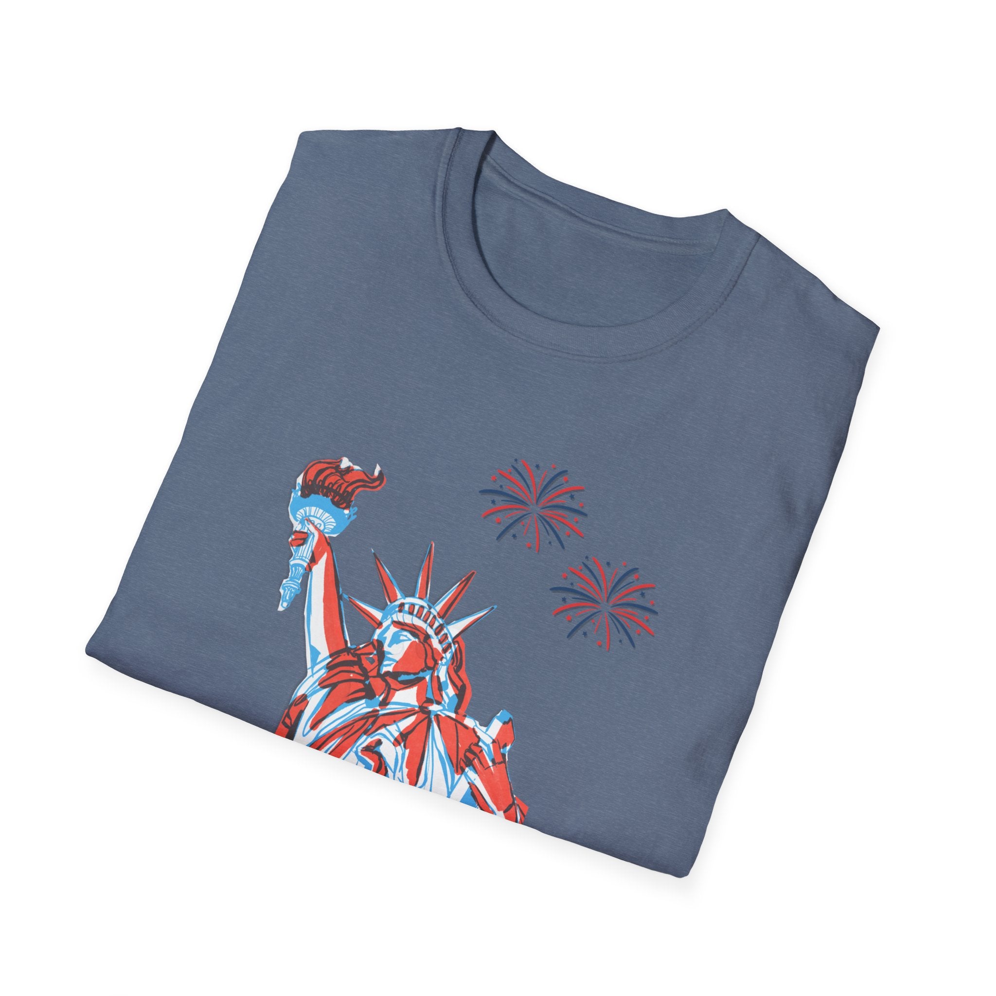 Relaxed Soft Tee- Men & Women - Statue of Liberty 250
