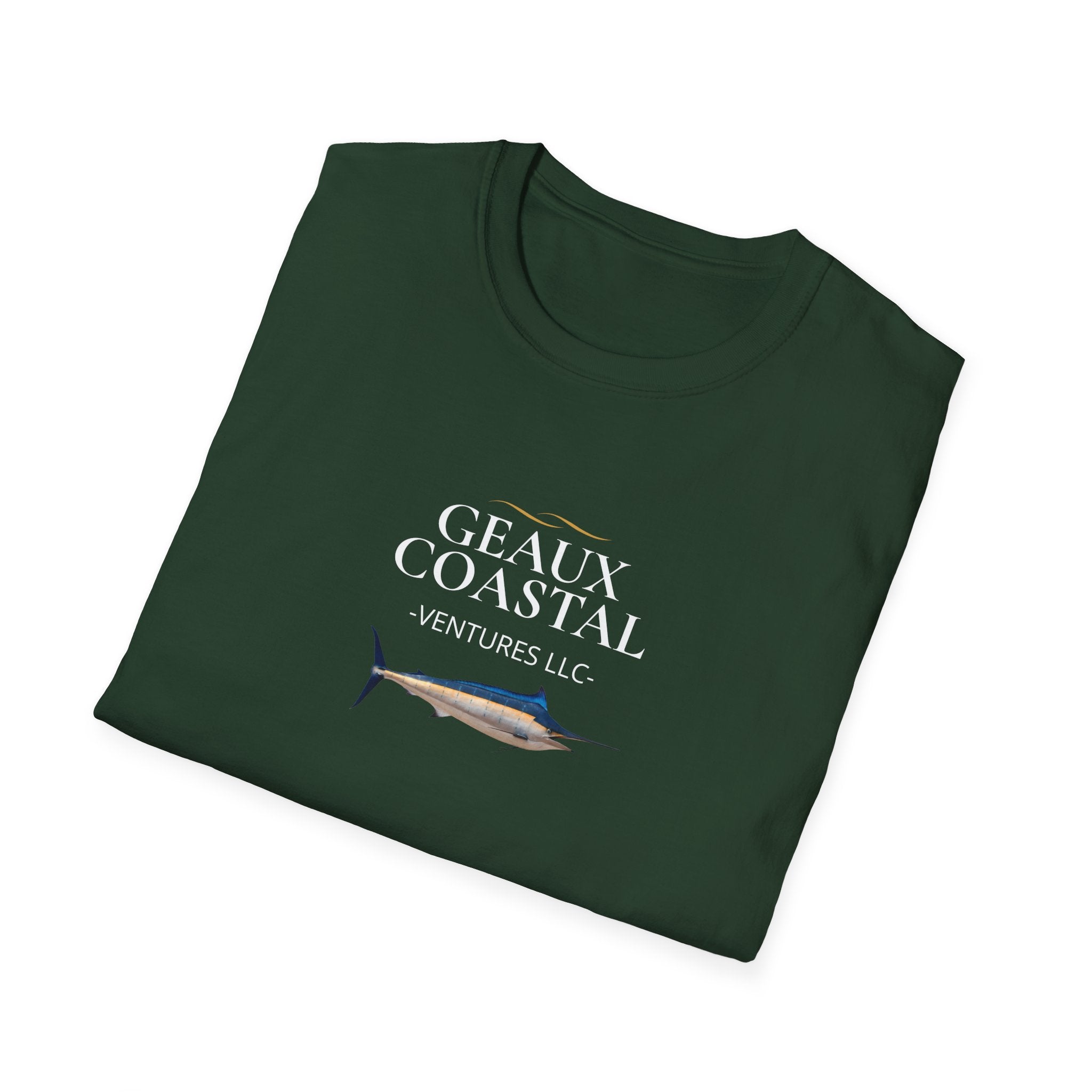 Soft Relaxed Mens Geaux Coastal Marlin Tee