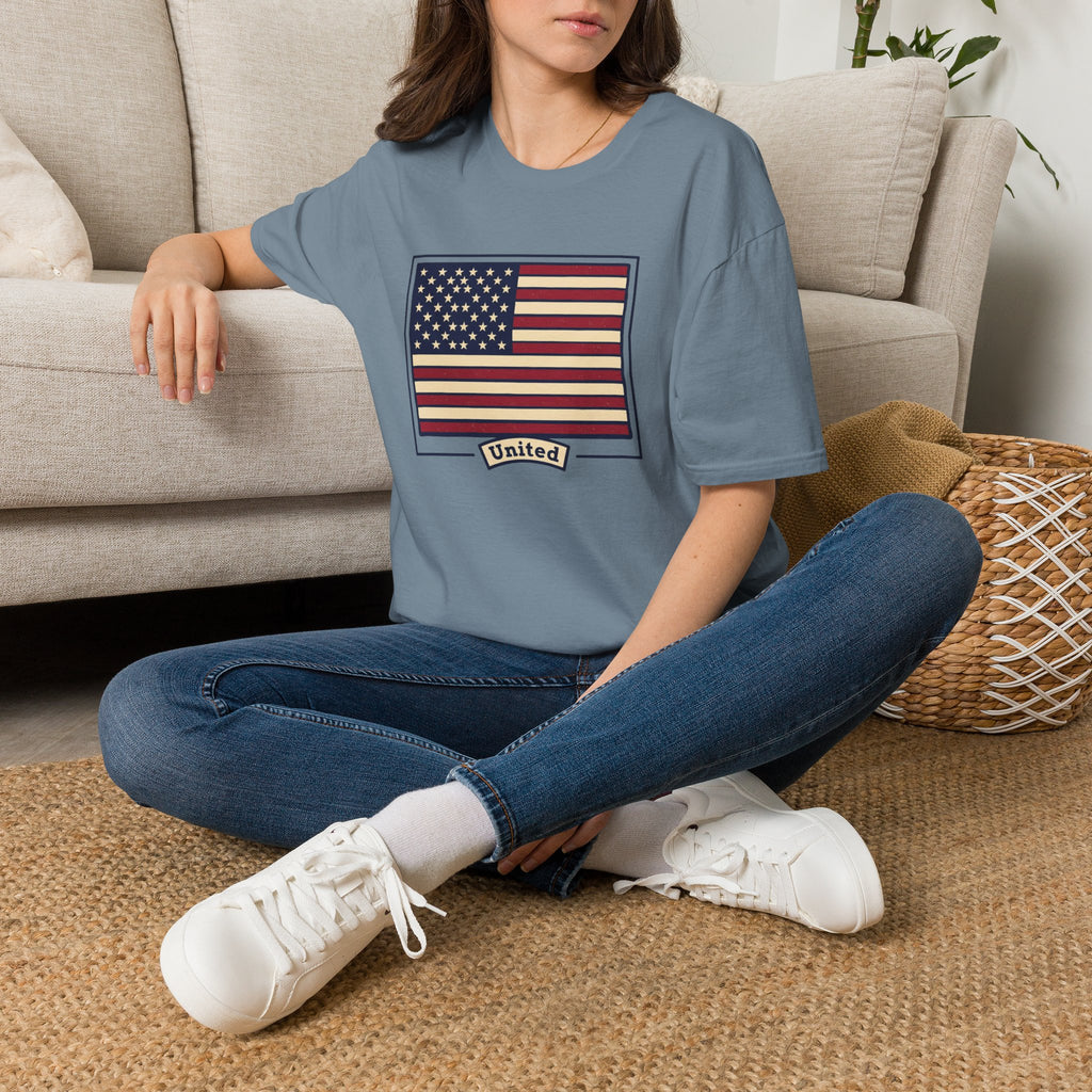 Men and Women - Regular Fit - American Flag and George Washington