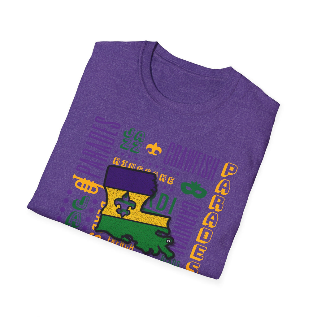 Relaxed Soft T Shirt - Men and Women - louisiana