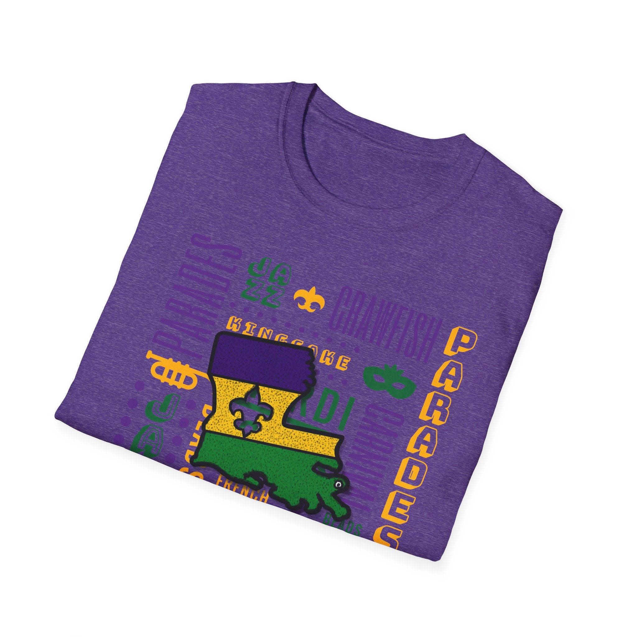 Relaxed Soft T Shirt - Men and Women - louisiana