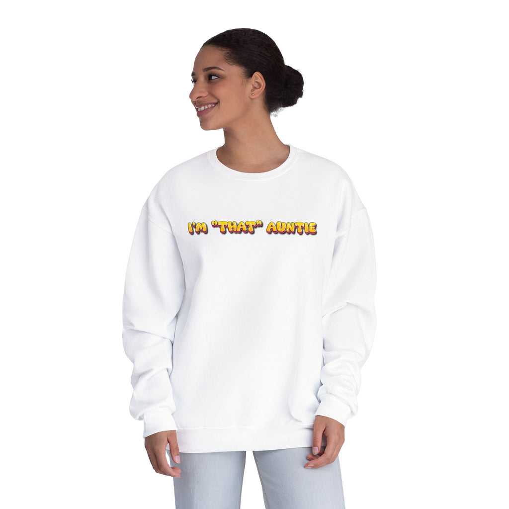 Lightweight Women's Sweatshirt - Im That Auntie Colorful