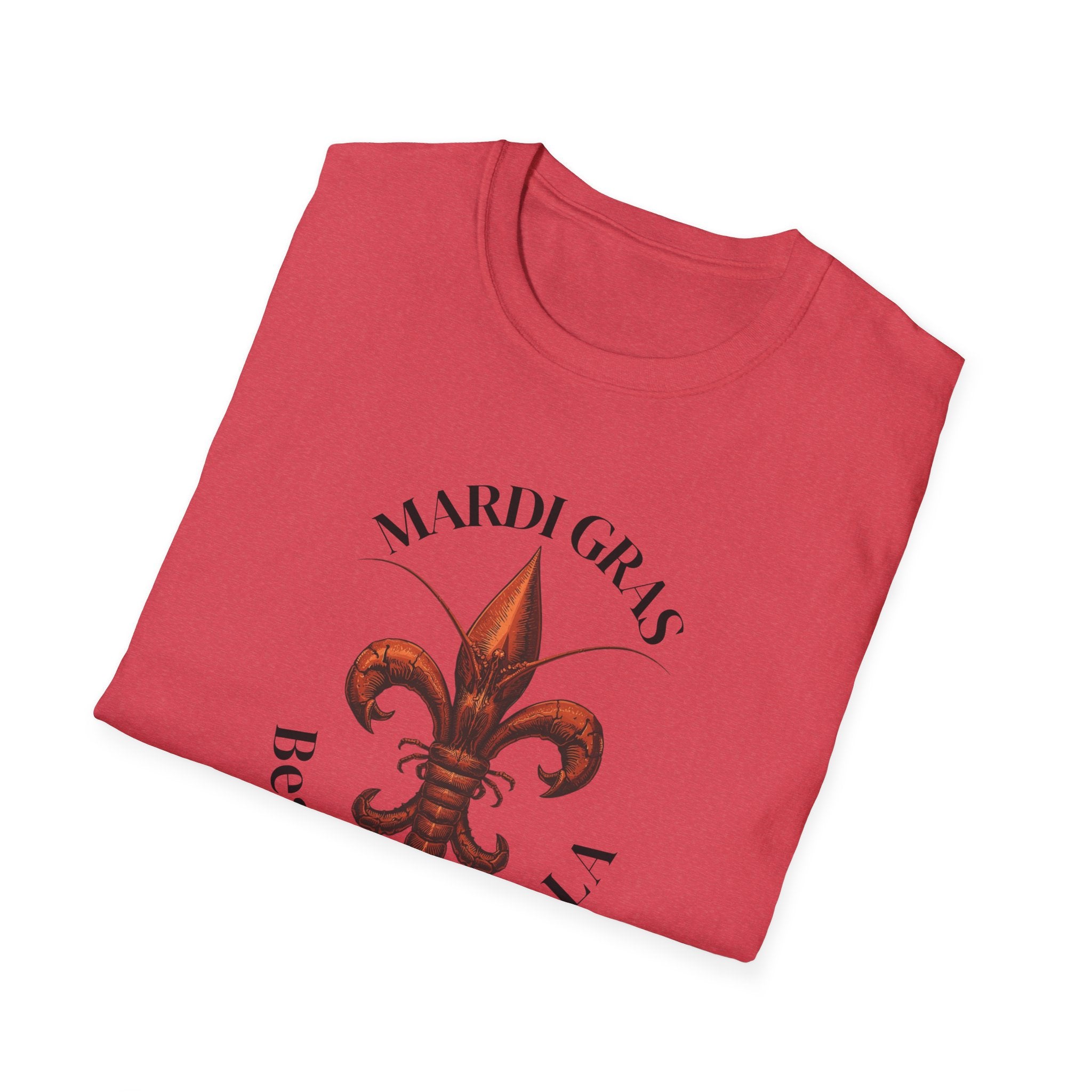 relaxed mens tee - beaux bridge mardi gras