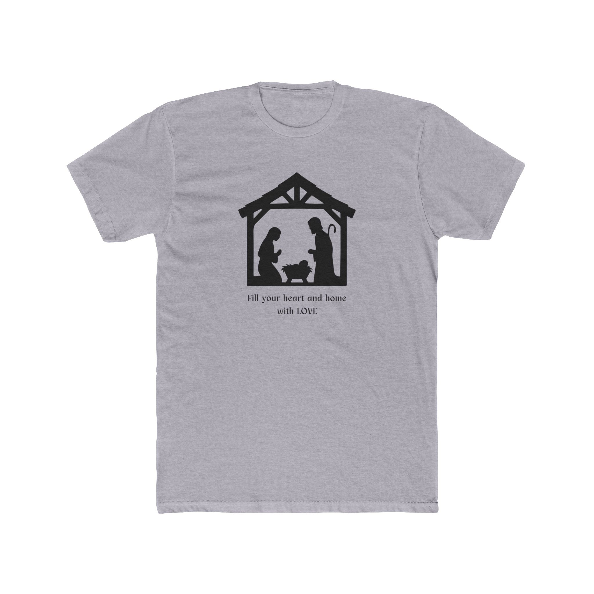 Men & Women Relaxed Tee Soft - Manger  Home and Heart