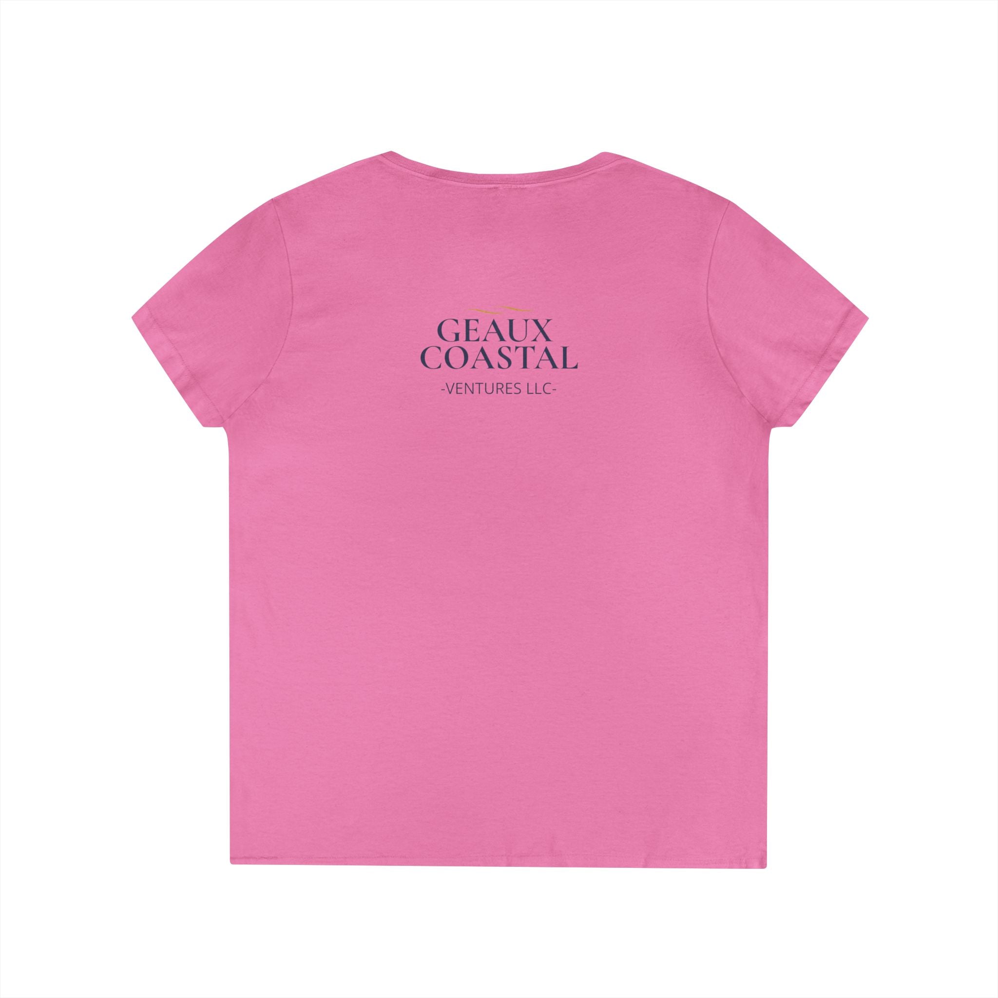 Ladies' V-Neck T-Shirt - Slim Fit - Go Cry About  IT