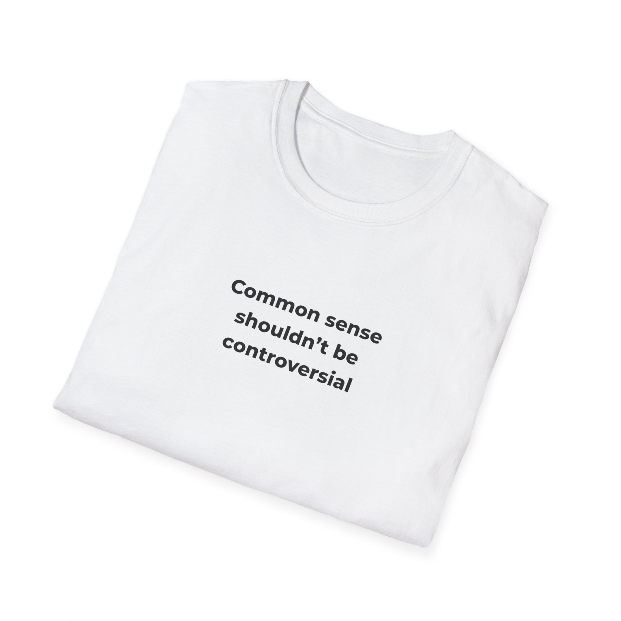 Soft Relaxed Men and Womens Tee - Common Sense
