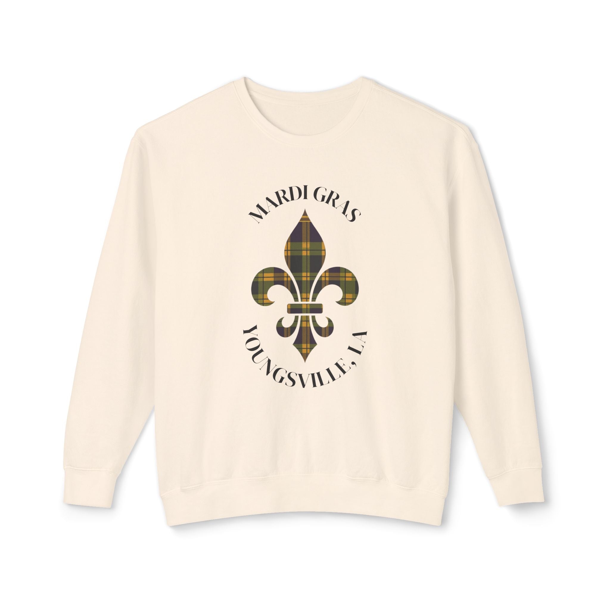 Lightweight Soft Long Sleeve - Mardi Gras Plaid Men & Women