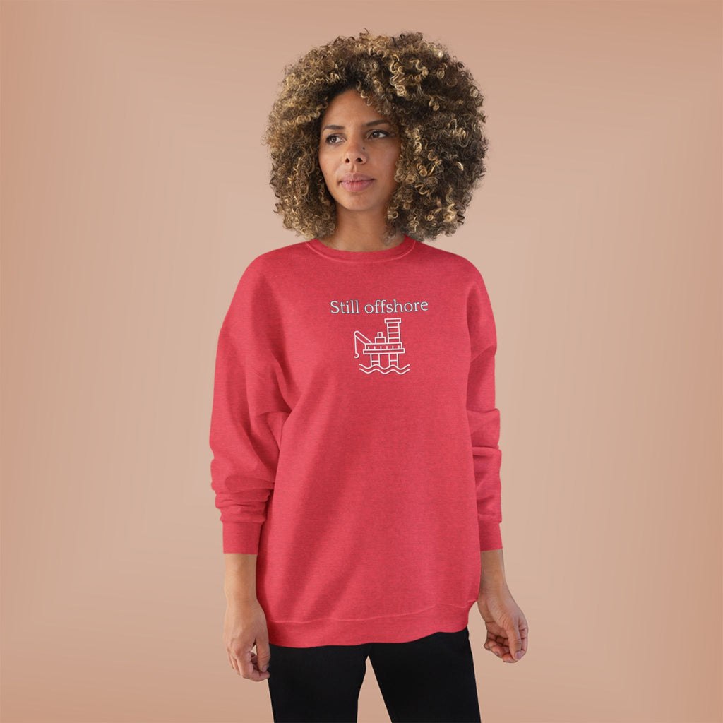 Relaxed Soft Ladies Sweatshirt - He's Offshore - oilfield
