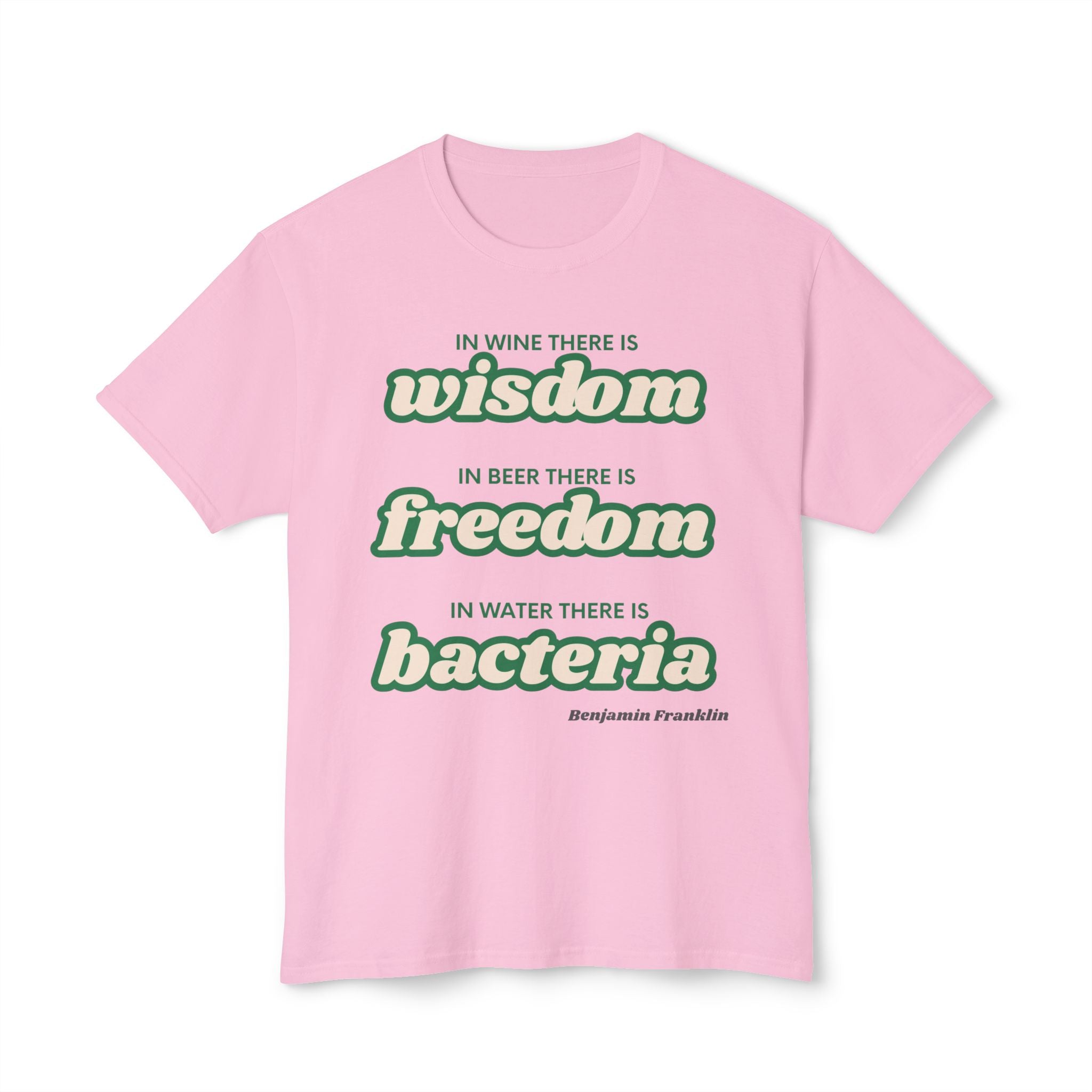 Super Soft Men and Womens T shirt -  Wisdom freedom and bacteria - classic fit