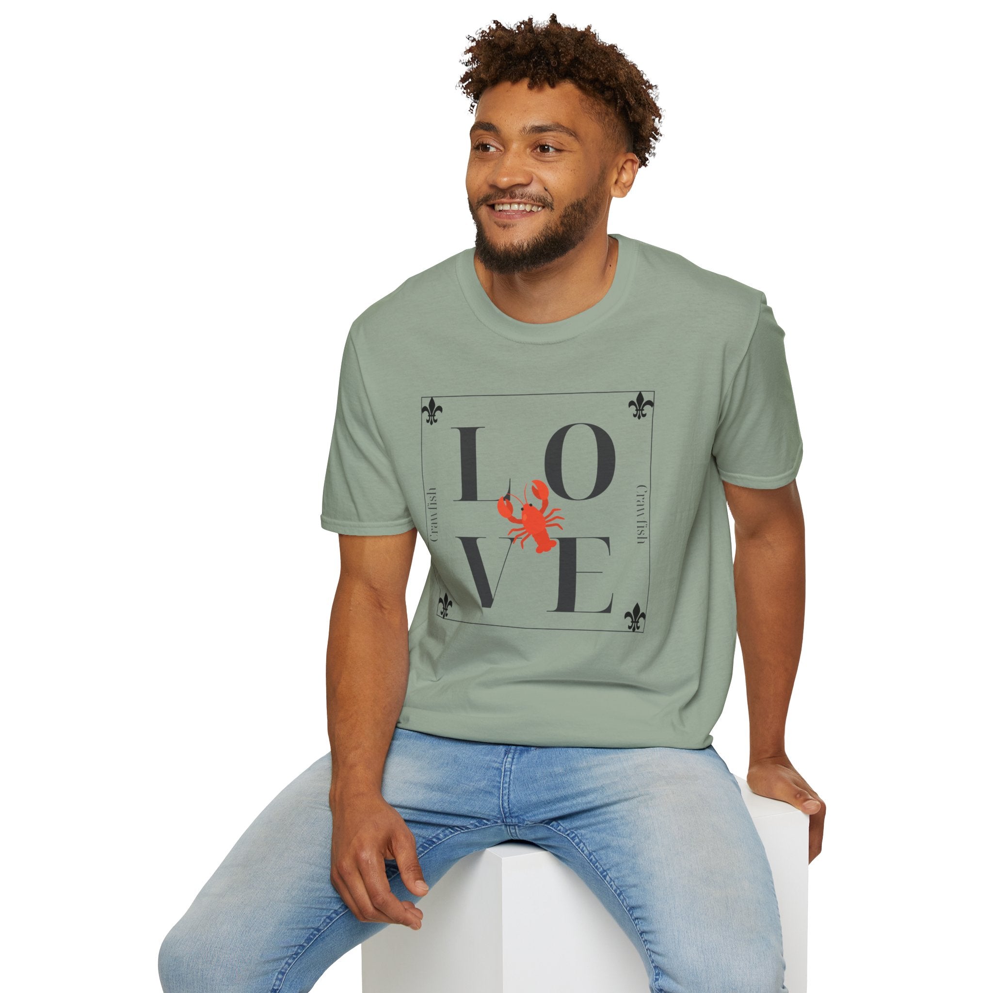 Unisex Soft Relaxed Tee - Crawfish Love (Men & Women)