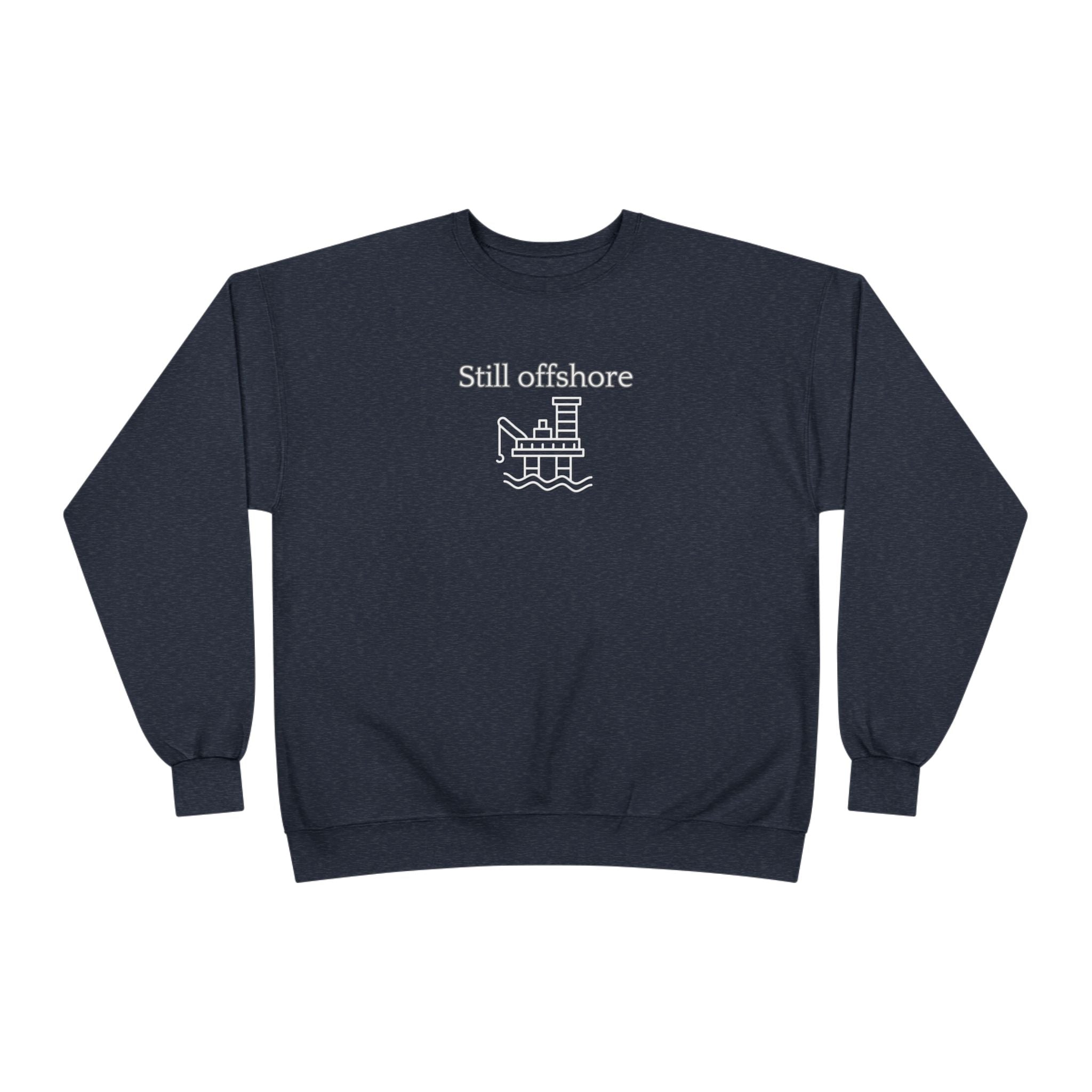 Relaxed Soft Ladies Sweatshirt - He's Offshore - oilfield