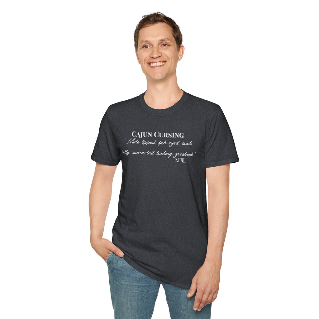 Men's Soft Tee - Relaxed Fit - Cajun Cursing