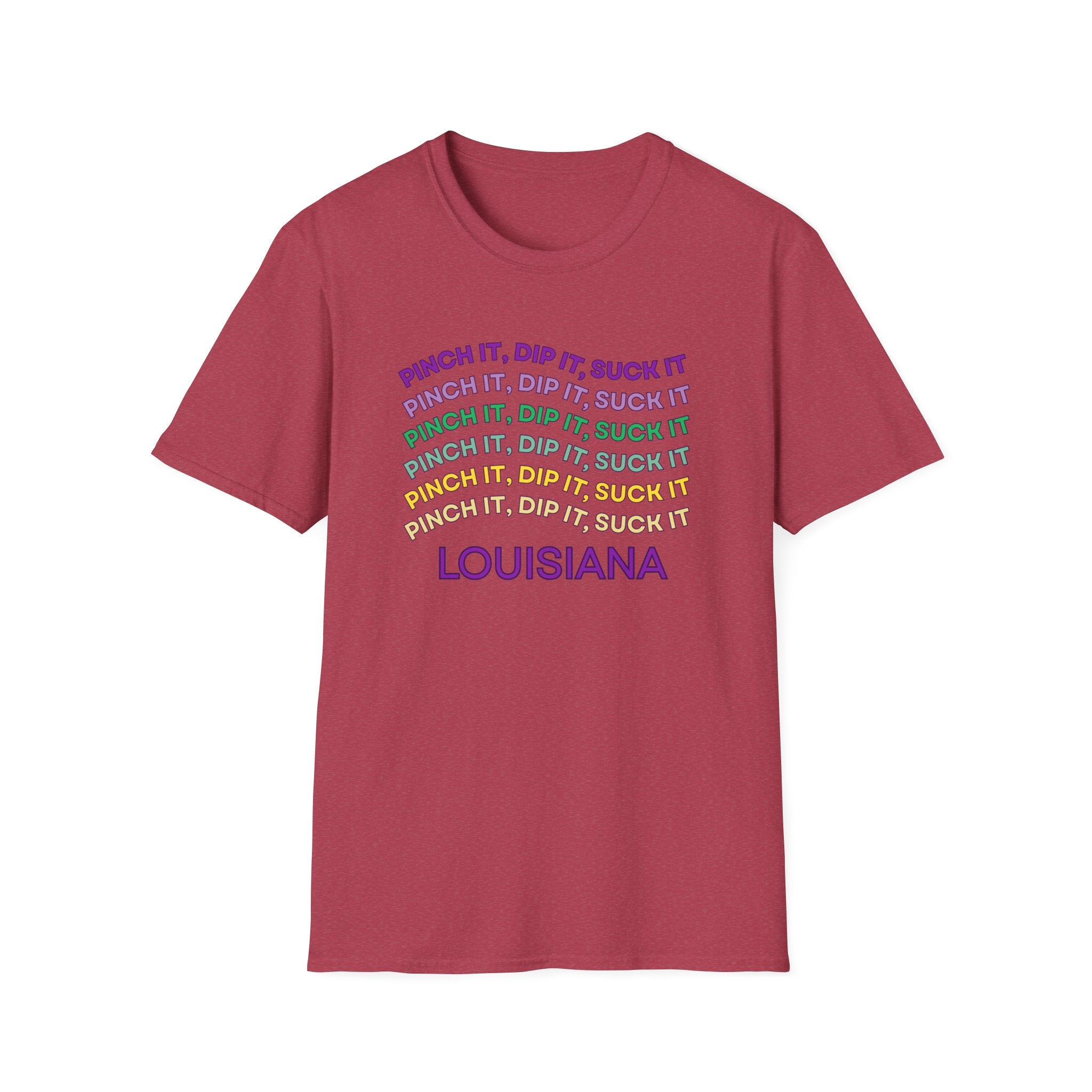 Soft Tee (Men & Women) "Pinch it, dip it, suck it" (Relaxed)