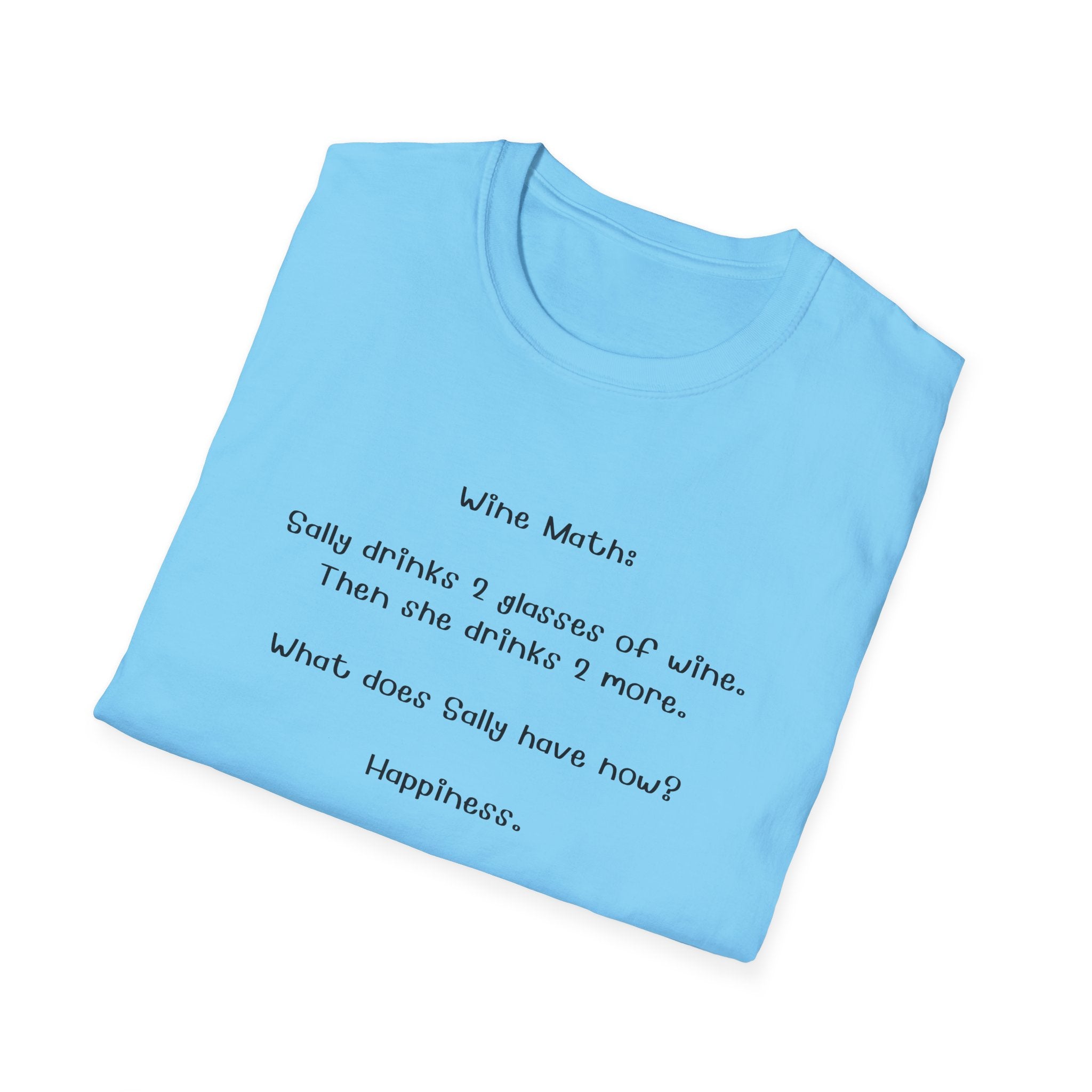 Woman Soft T Shirt - Regular Fit - Wine Math