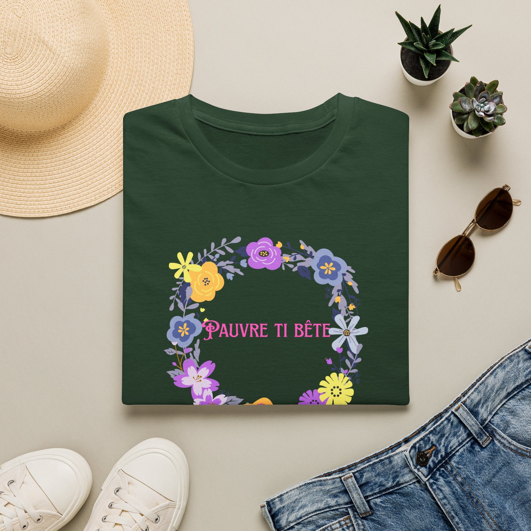 Ladies More Relaxed Soft T Shirt - Pauvre ti bête