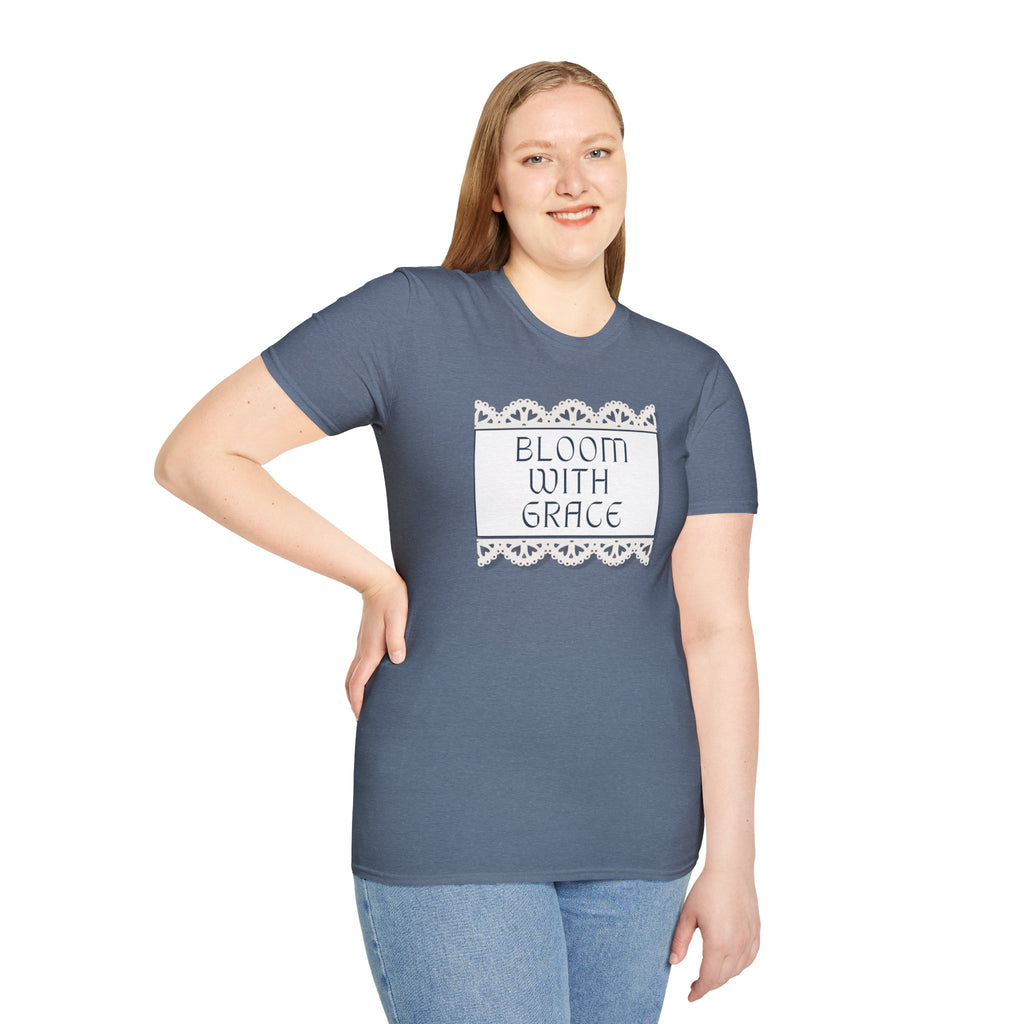 Women's Soft Relaxed Tee -  Bloom with Grace