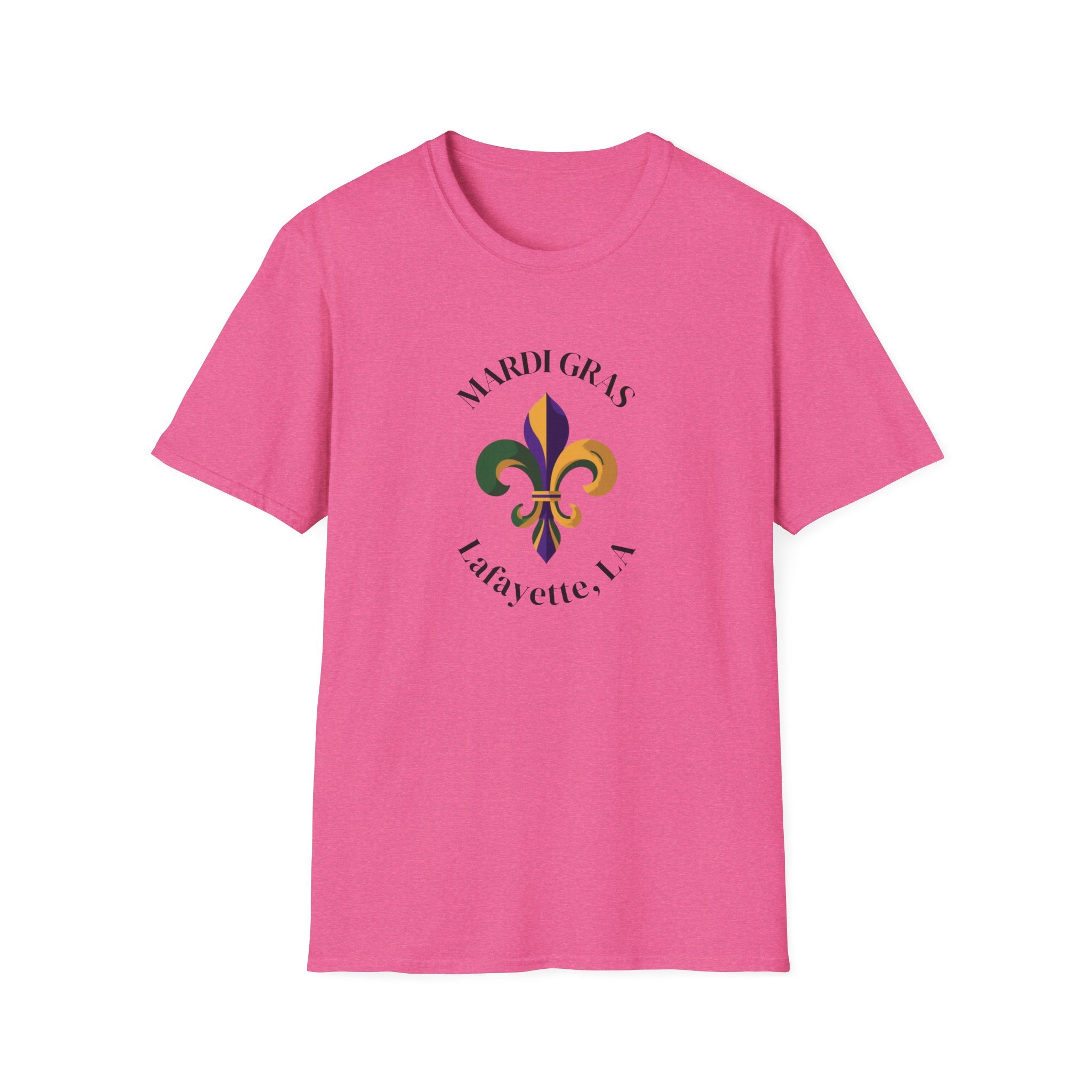 Relaxed Tee Men and Women  Mardi Gras Lafayette La