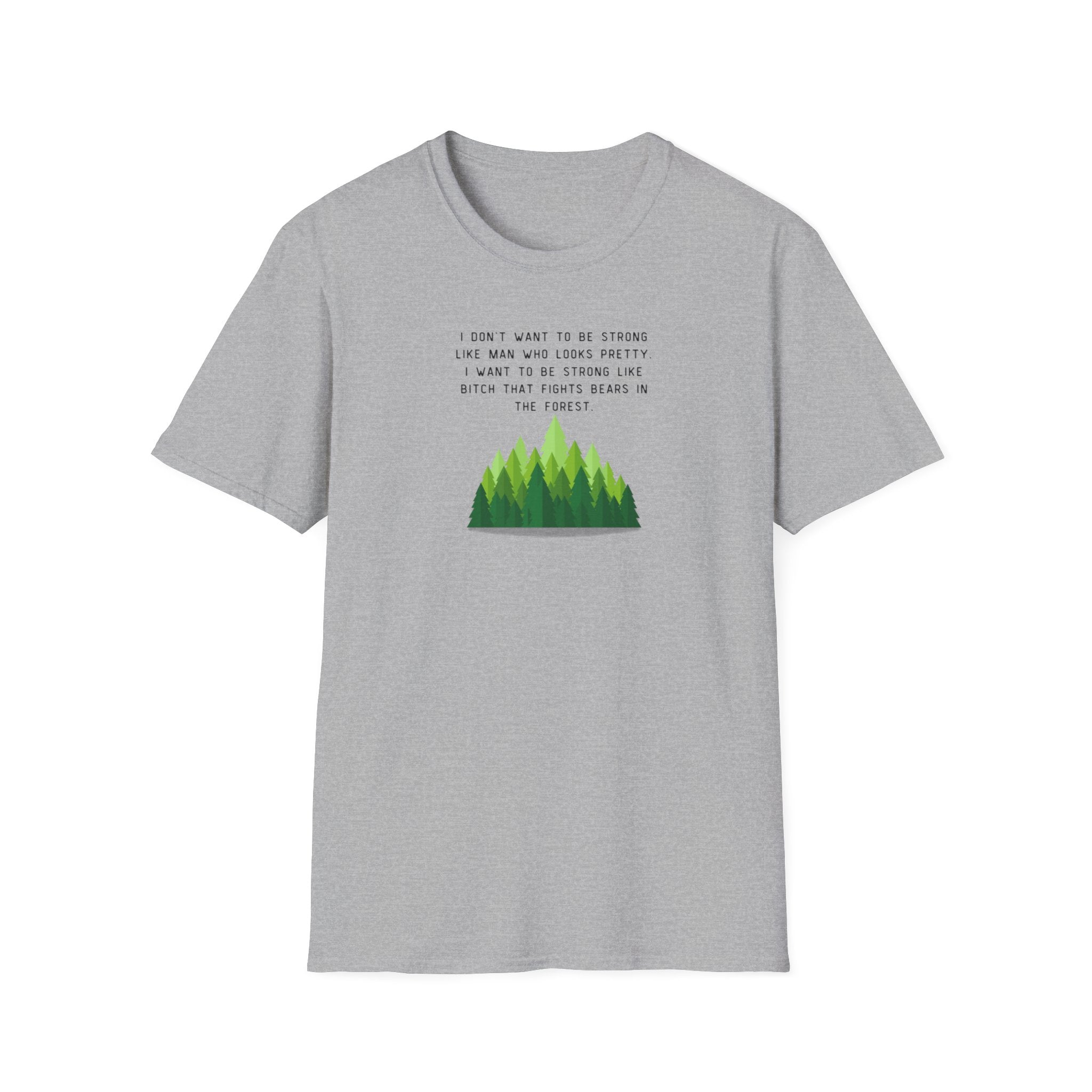 Women's Soft Relaxed Tee - Strong Women - bear